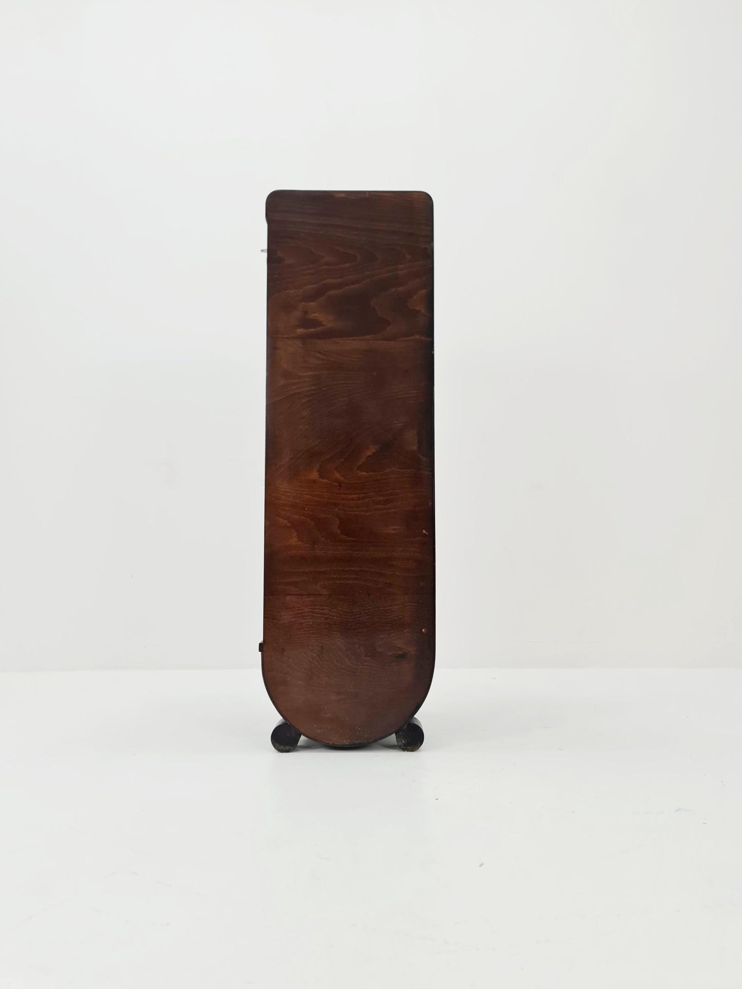 Mid century German roll document cabinet in Wood by Ekawerk Büro Möbel , 1950s