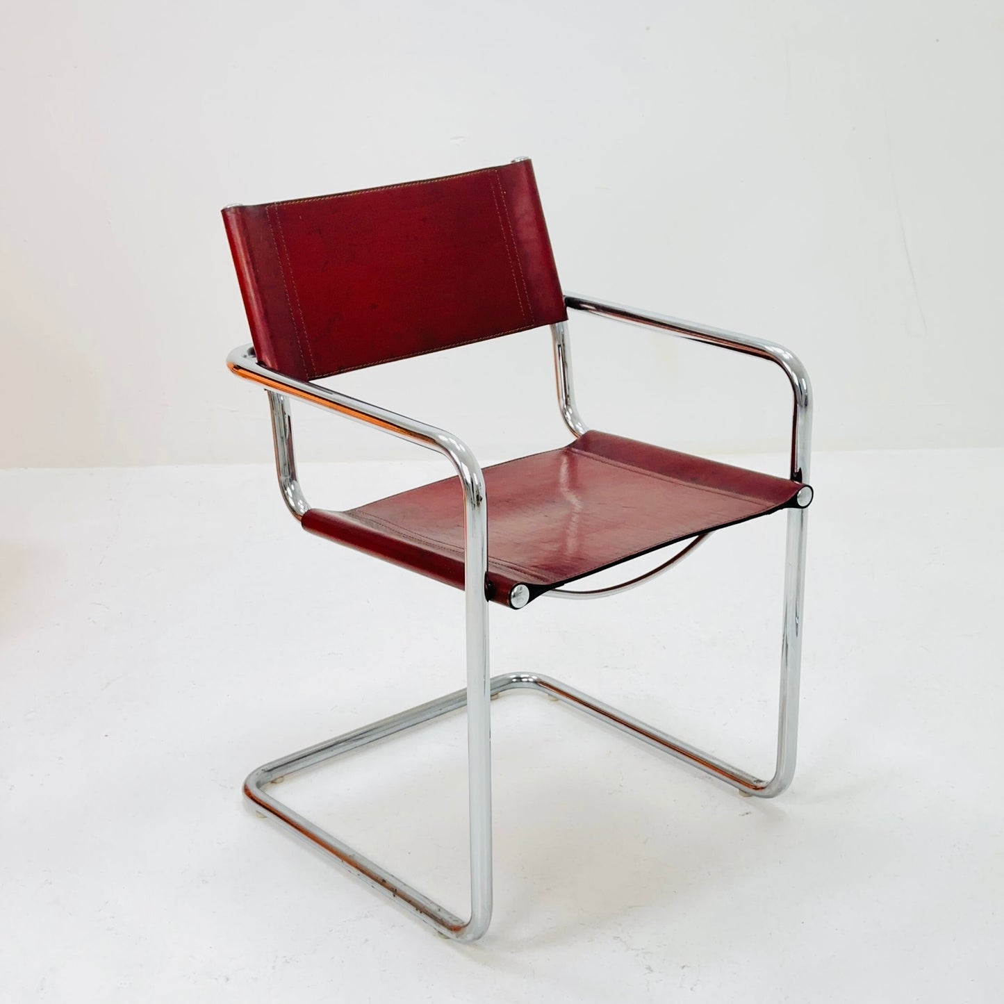 set of 2 Mid century Model MG5 Centro Studi desk chair by Mart Stam & Marcel Breuer for Matteo Grassi, 1970s
