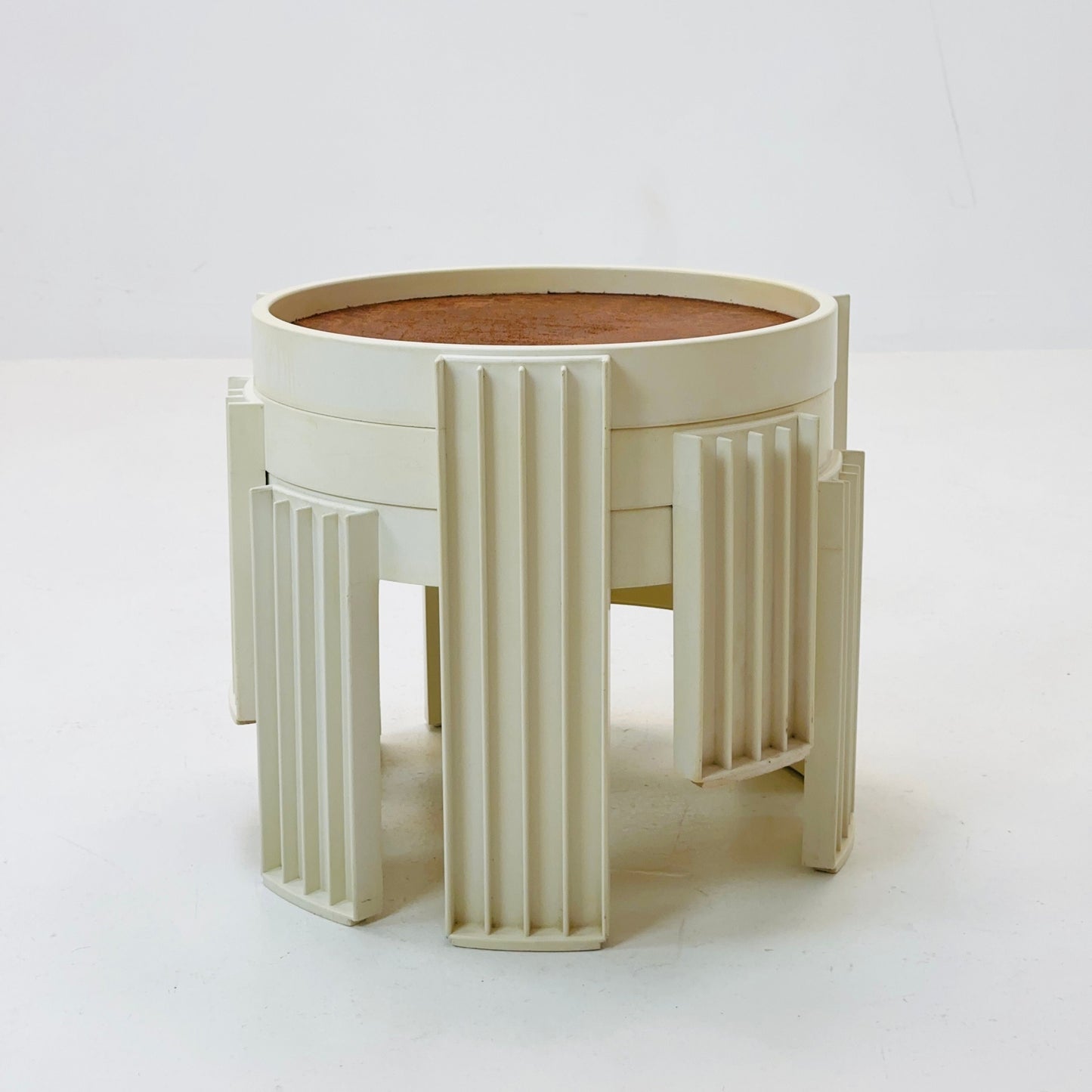 Set of 3 Marema Stacking Tables by Gianfranco Frattini for Cassina, 1970s Italy