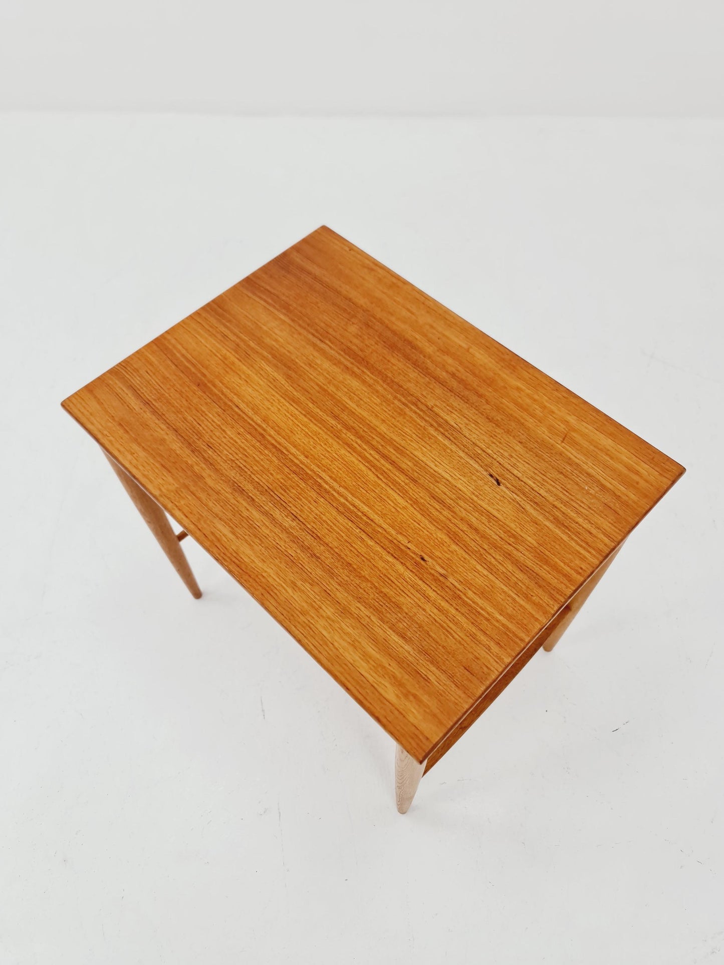 Swedish nightstand / side table teak by Folke Olsson for Bodafors, 1960s