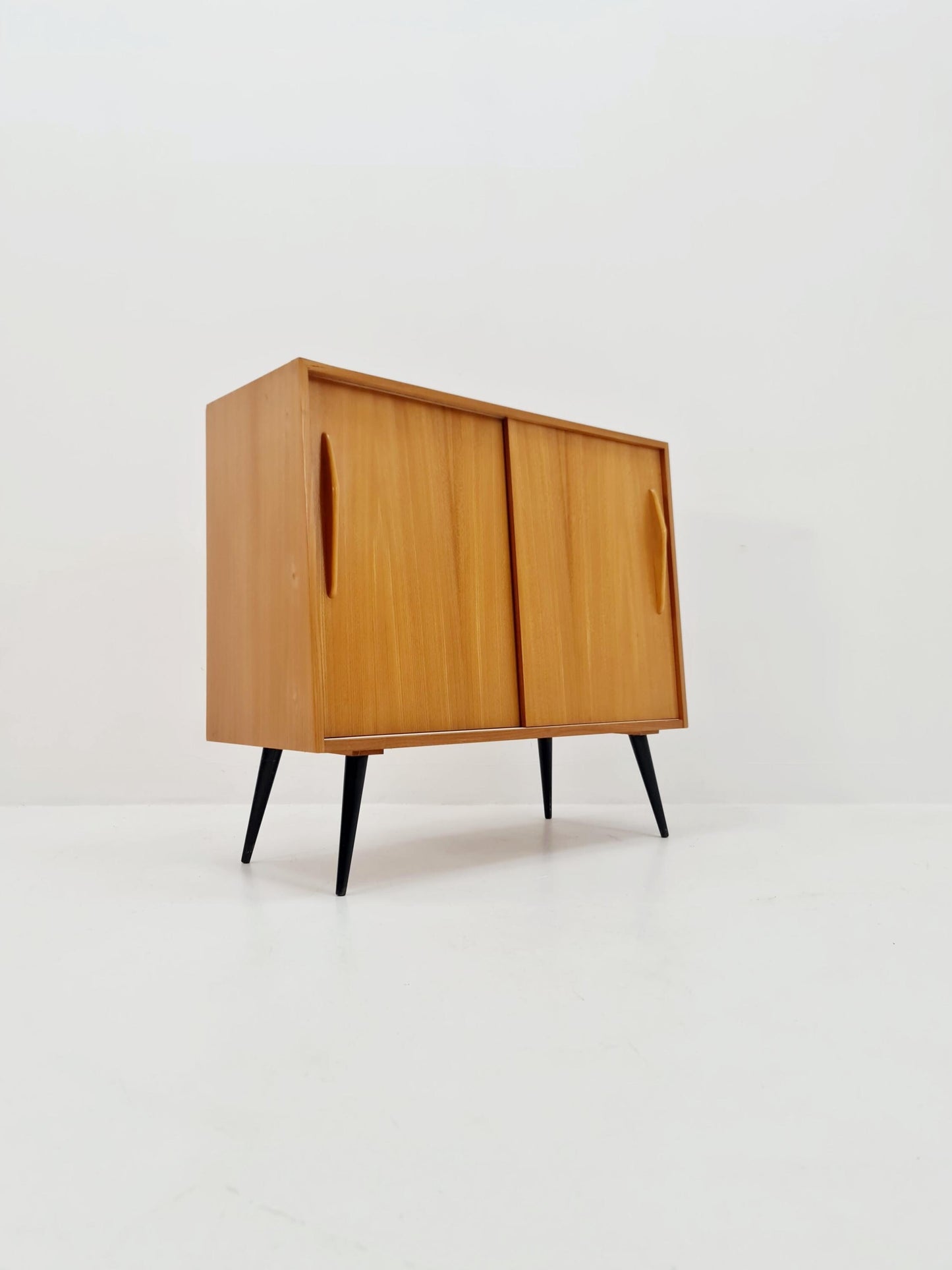 Mid century German hallway Ash shoes cabinet By Verlaux 1960s