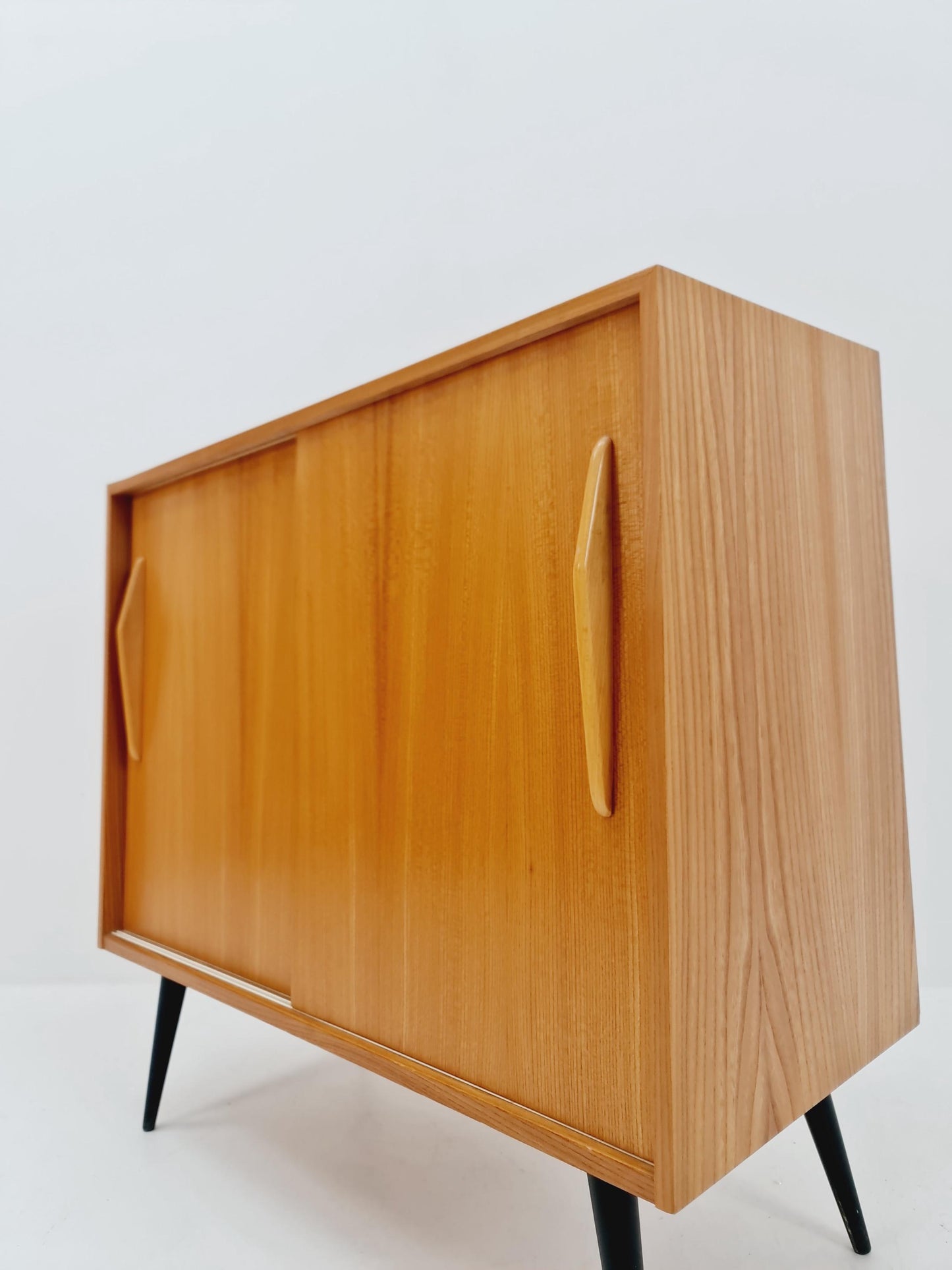 Mid century German hallway Ash shoes cabinet By Verlaux 1960s