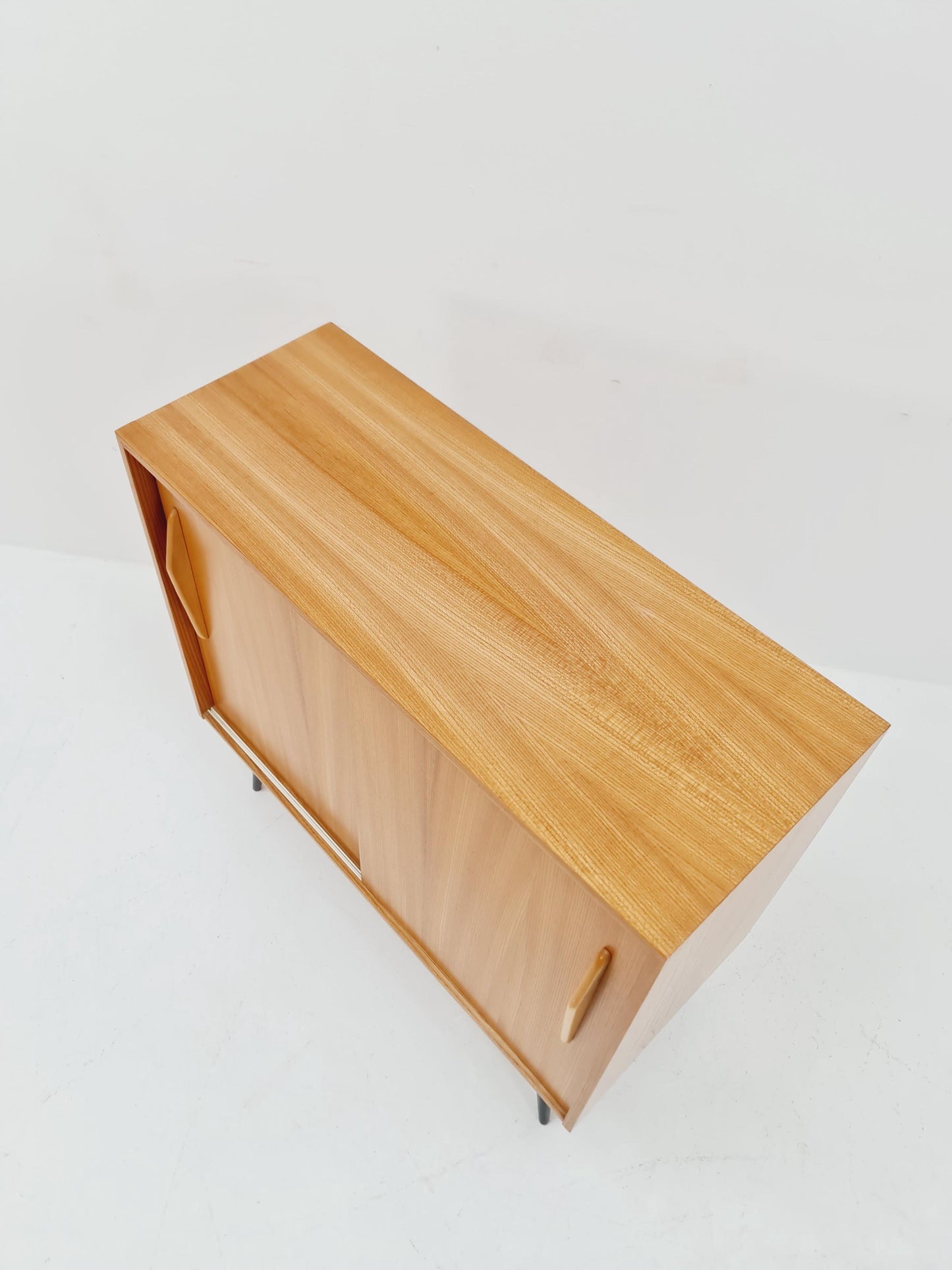 Mid century German hallway Ash shoes cabinet By Verlaux 1960s
