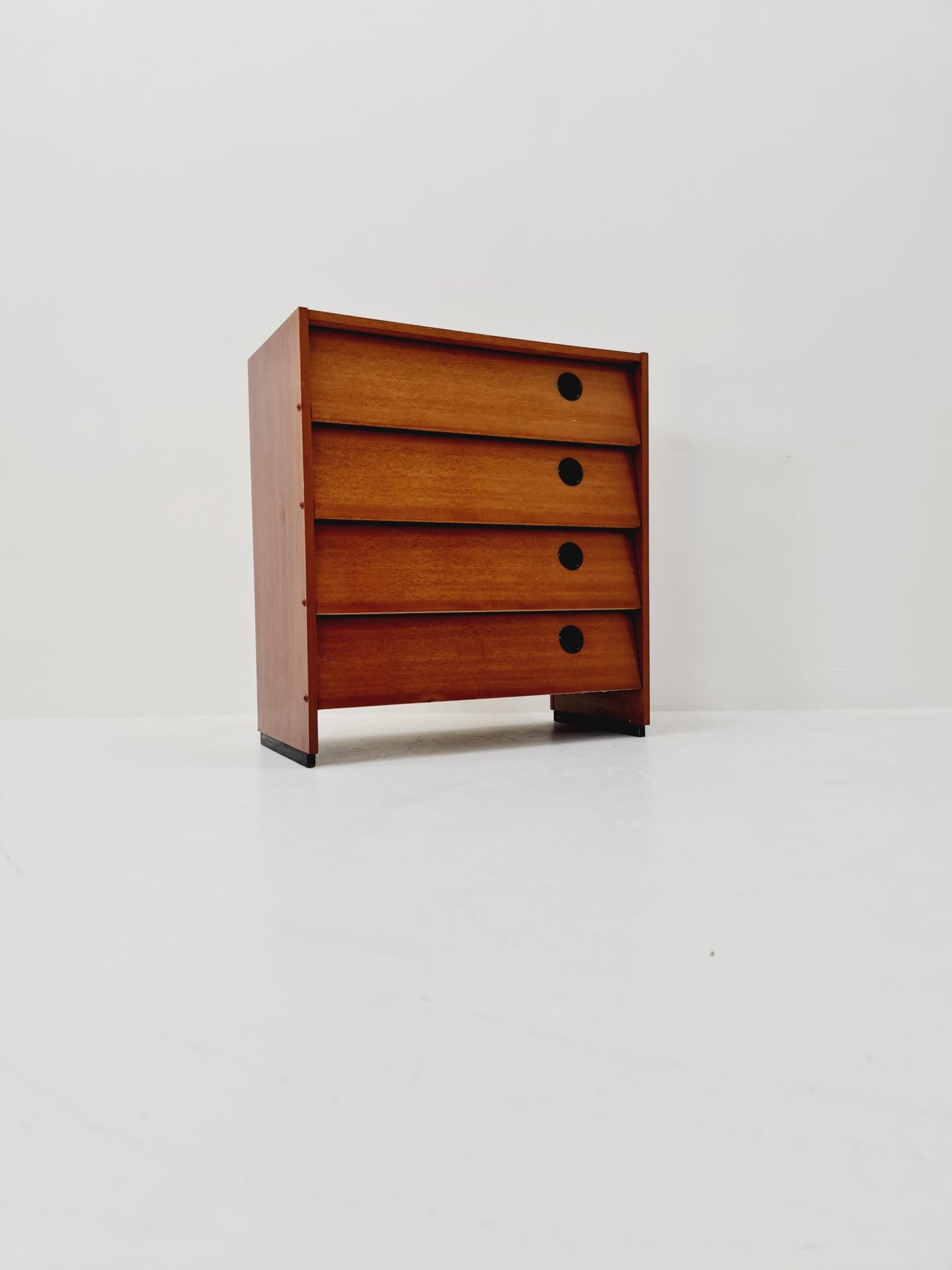 Mid century German hallway cabinet, shoes drawer / 4 drawers cabinet, 1960s