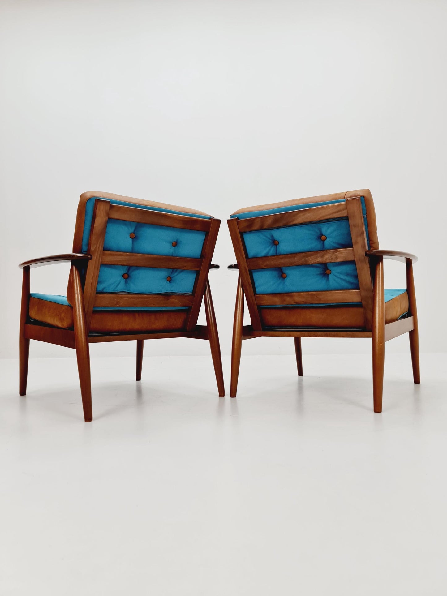 Mid-century pair of German lounge armchair, 1960s