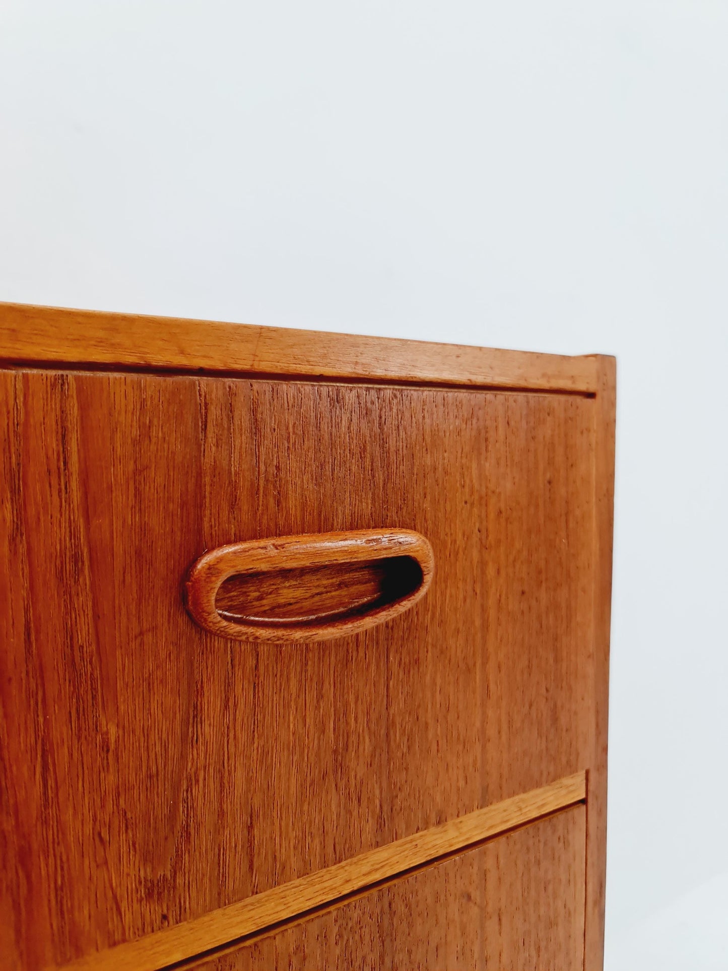 Midcentury danish design chest of drawers / drawer dresser /3 drawers cabinet, 1960s