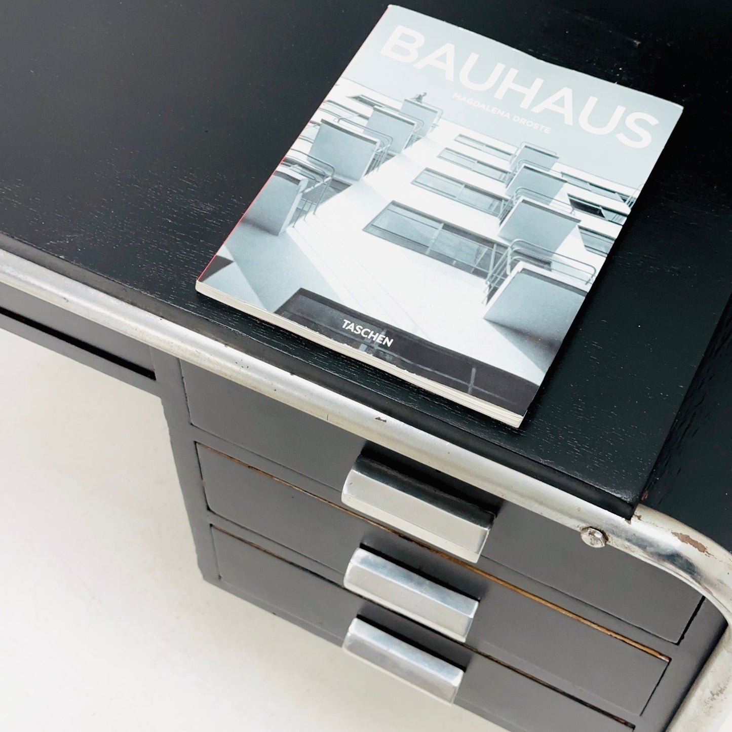 Mid century Bauhaus Tublar desk for mart stam & Marcel Brauer by Thonet 1930s