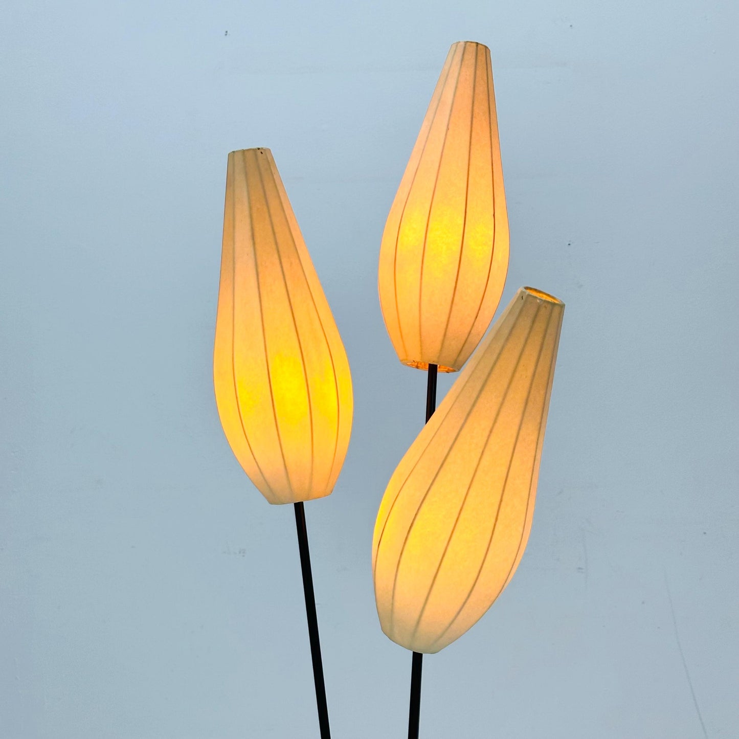 Mid century Danish cocoon floor lamp 1960s Denmark