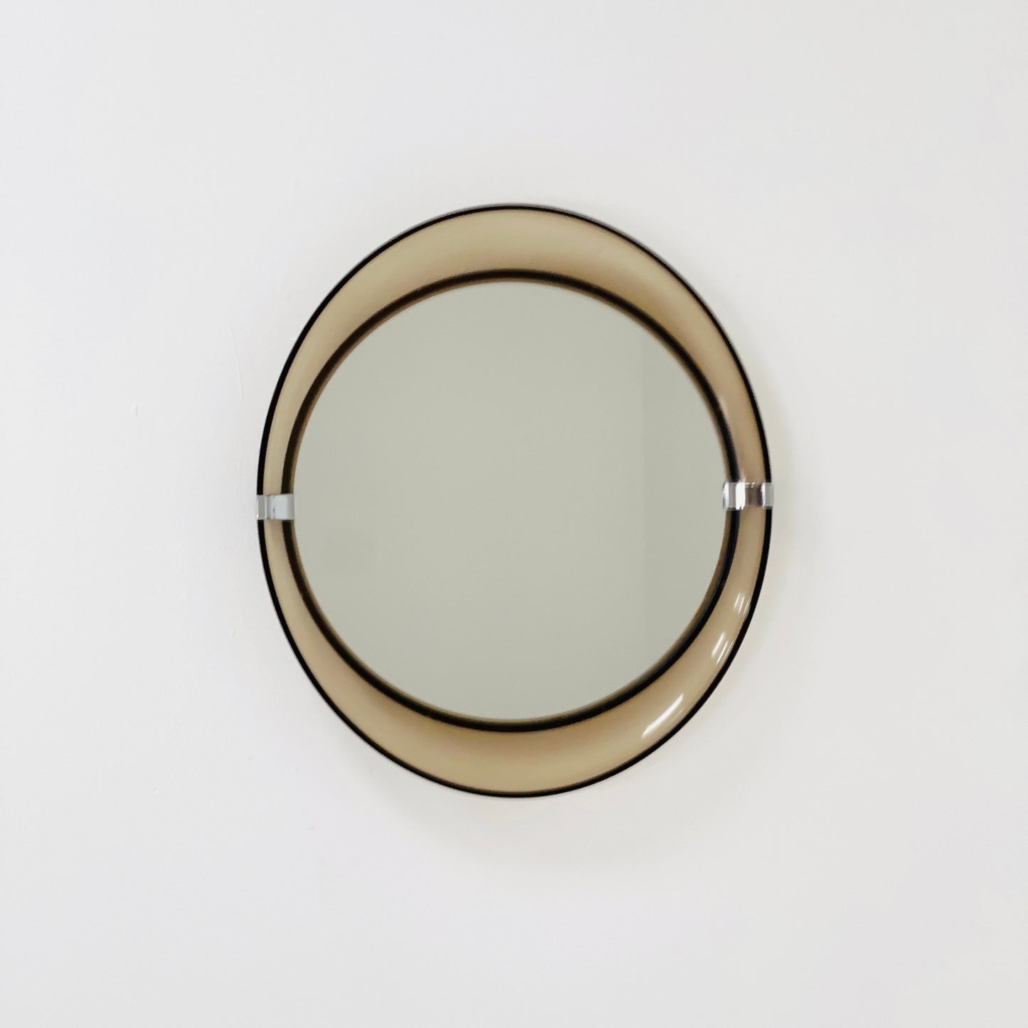 Space Age Vintage ALLIBERT Wall - Oval Mirror - France, 1970s.