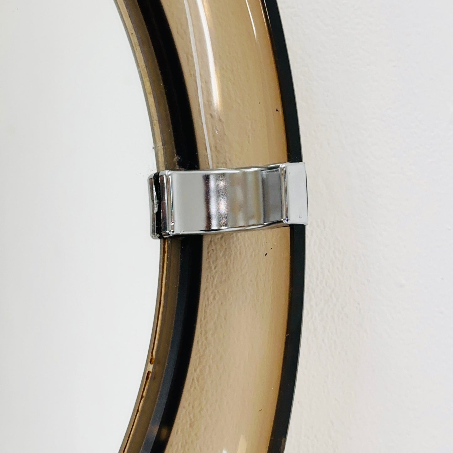 Space Age Vintage ALLIBERT Wall - Oval Mirror - France, 1970s.