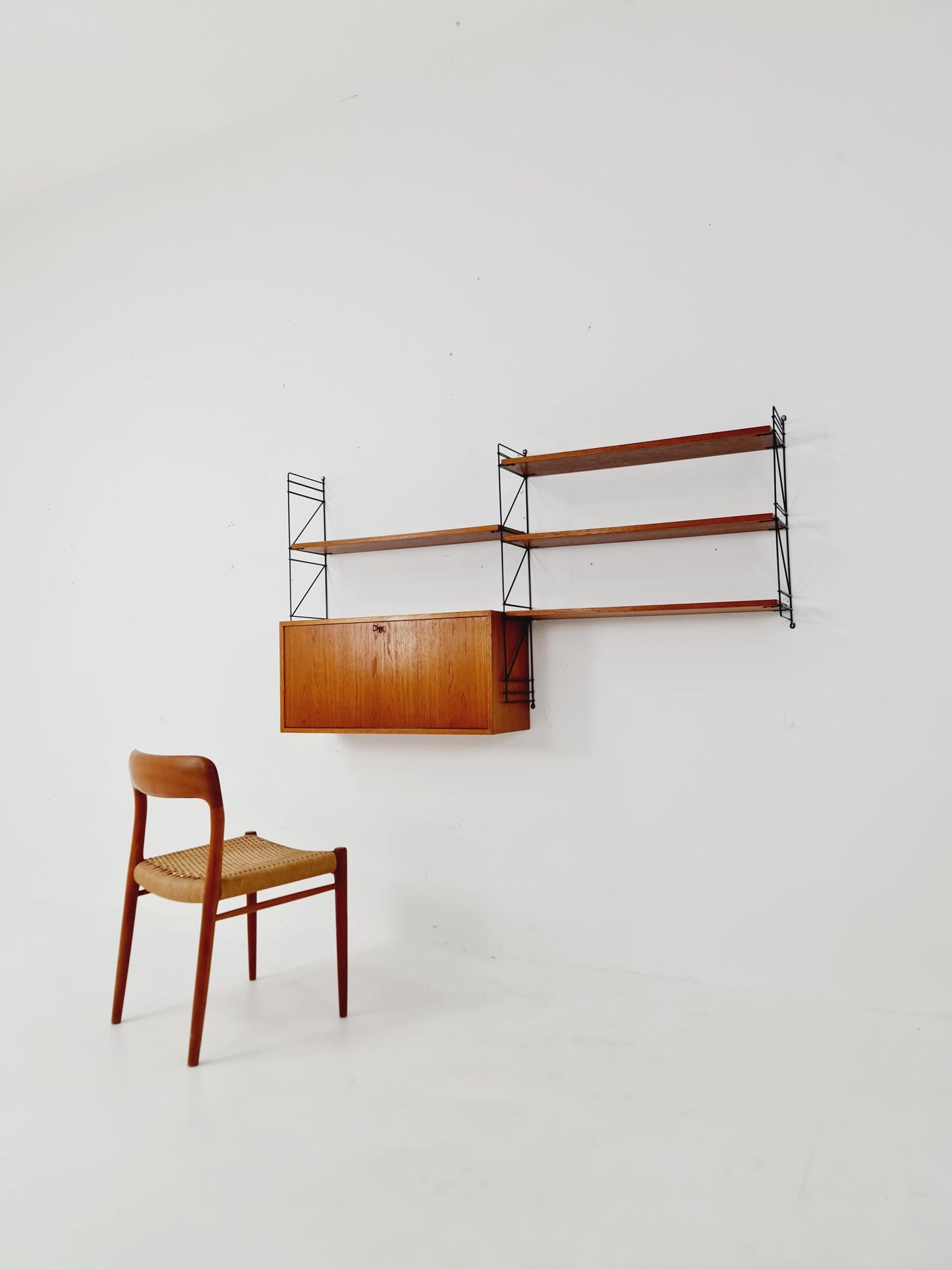 German shelf-system by ERBUS West Germany Teak , 1950s