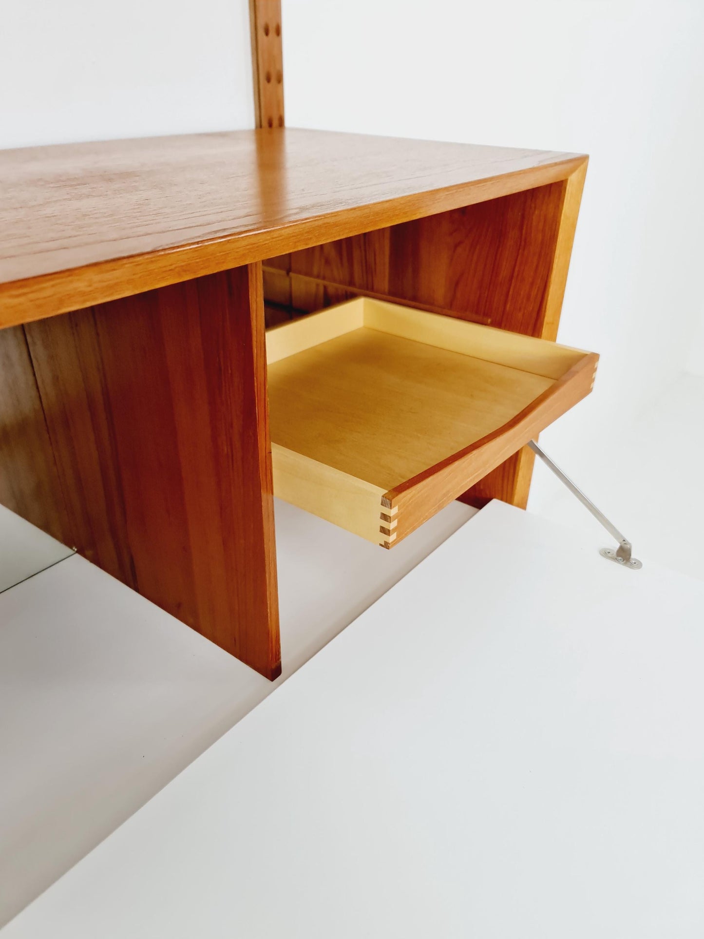 Mid century Single Danish Teak Wall Unit by Poul Cadovius for Cado, Denmark, 1960s