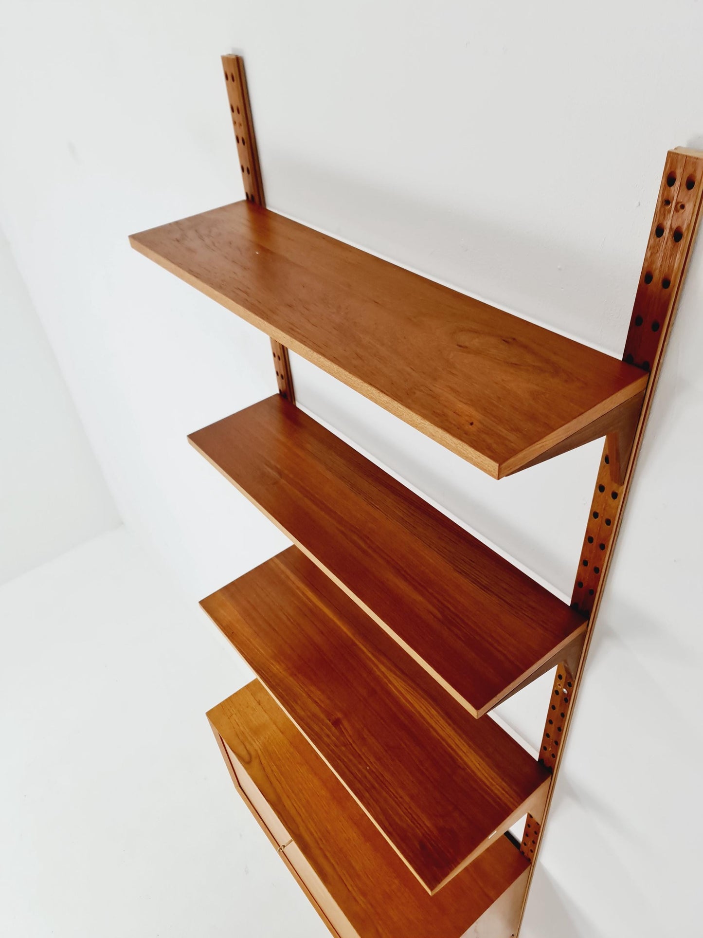 Mid century Single Danish Teak Wall Unit by Poul Cadovius for Cado, Denmark, 1960s