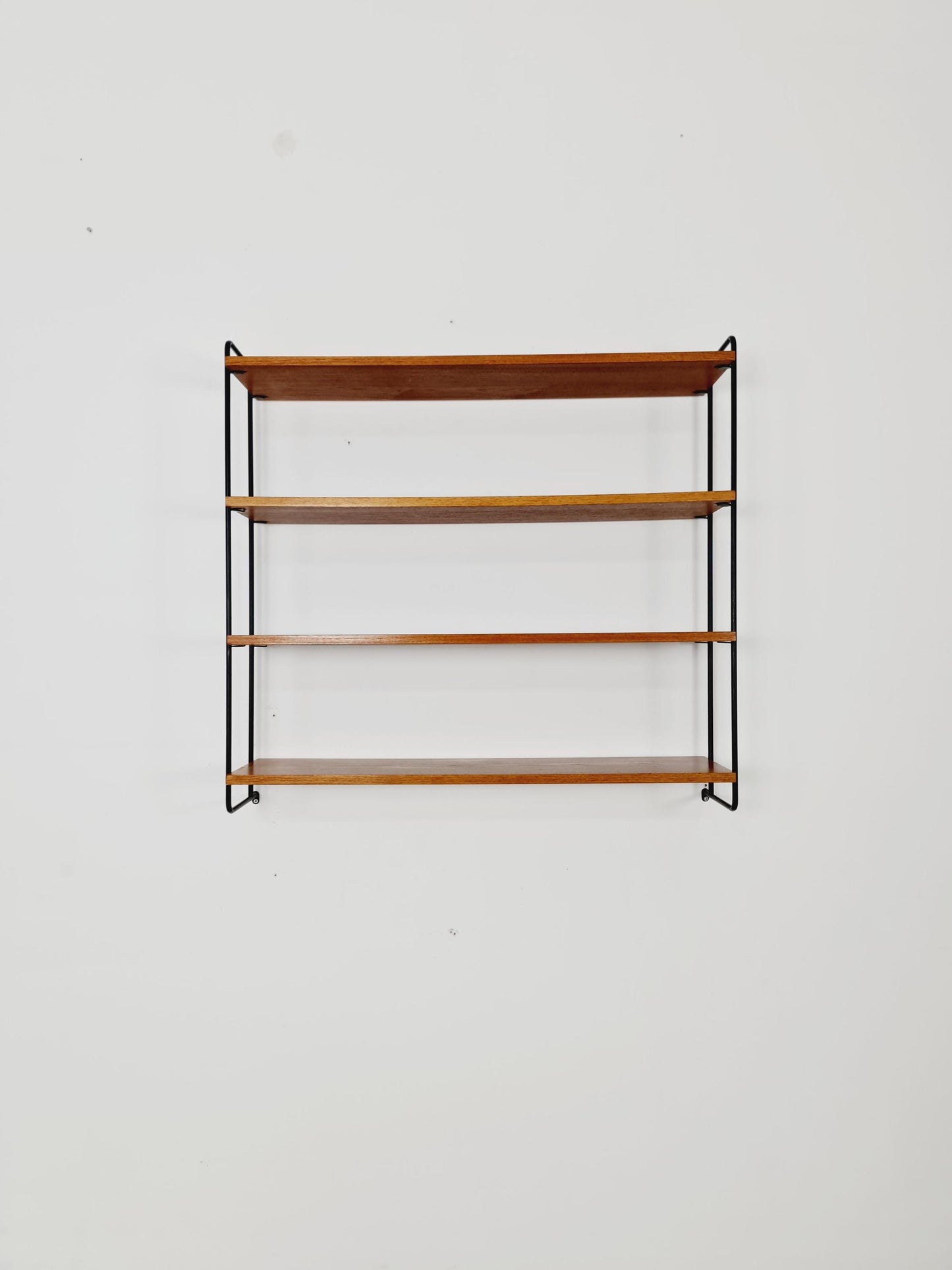 Vintage Omnia Hilker teak bookshelf, shelving system, Germany 1960s