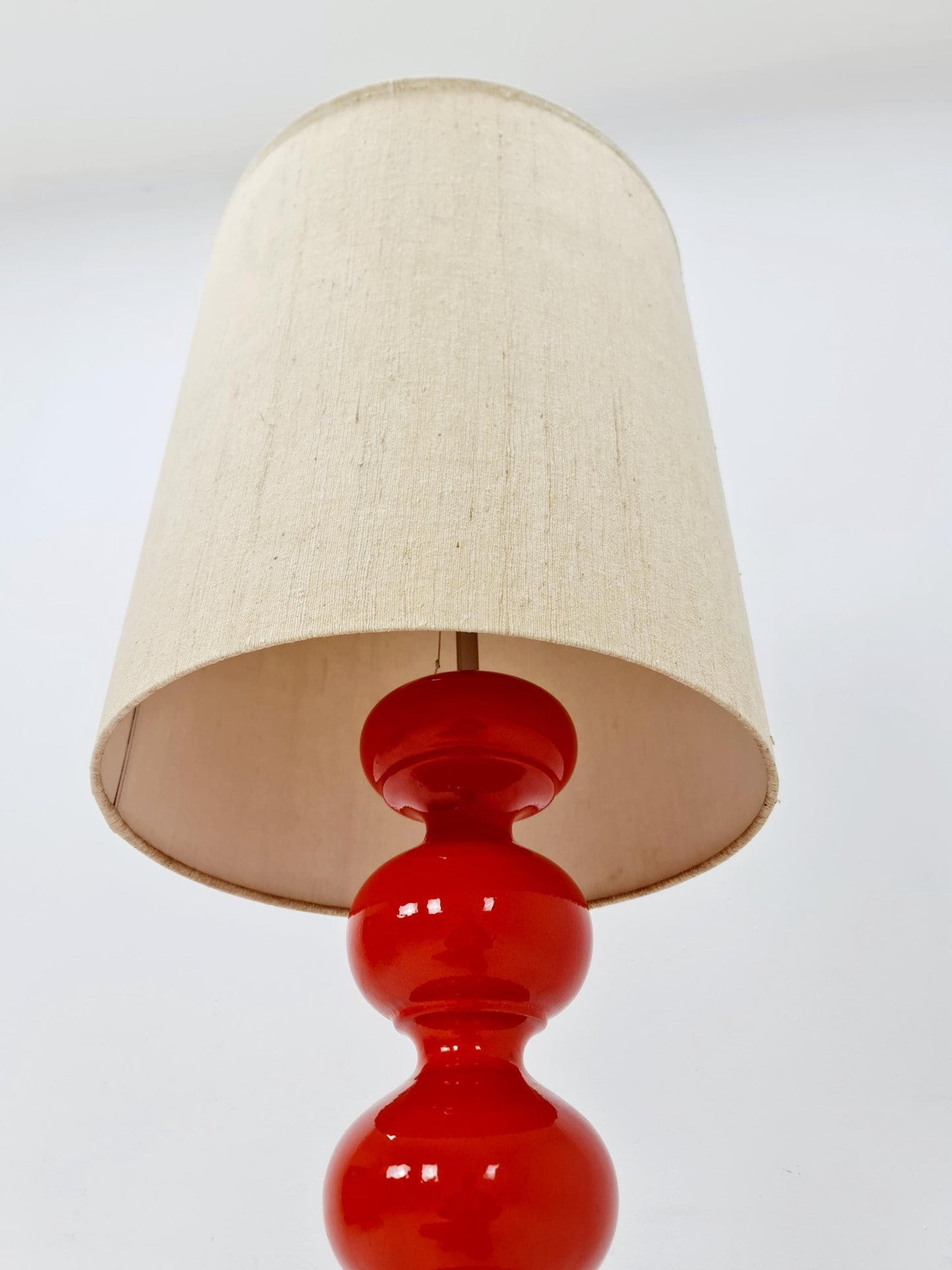 Rare Midcentury Ceramic German floor lamp by Kaiser Leuchten , 1960s