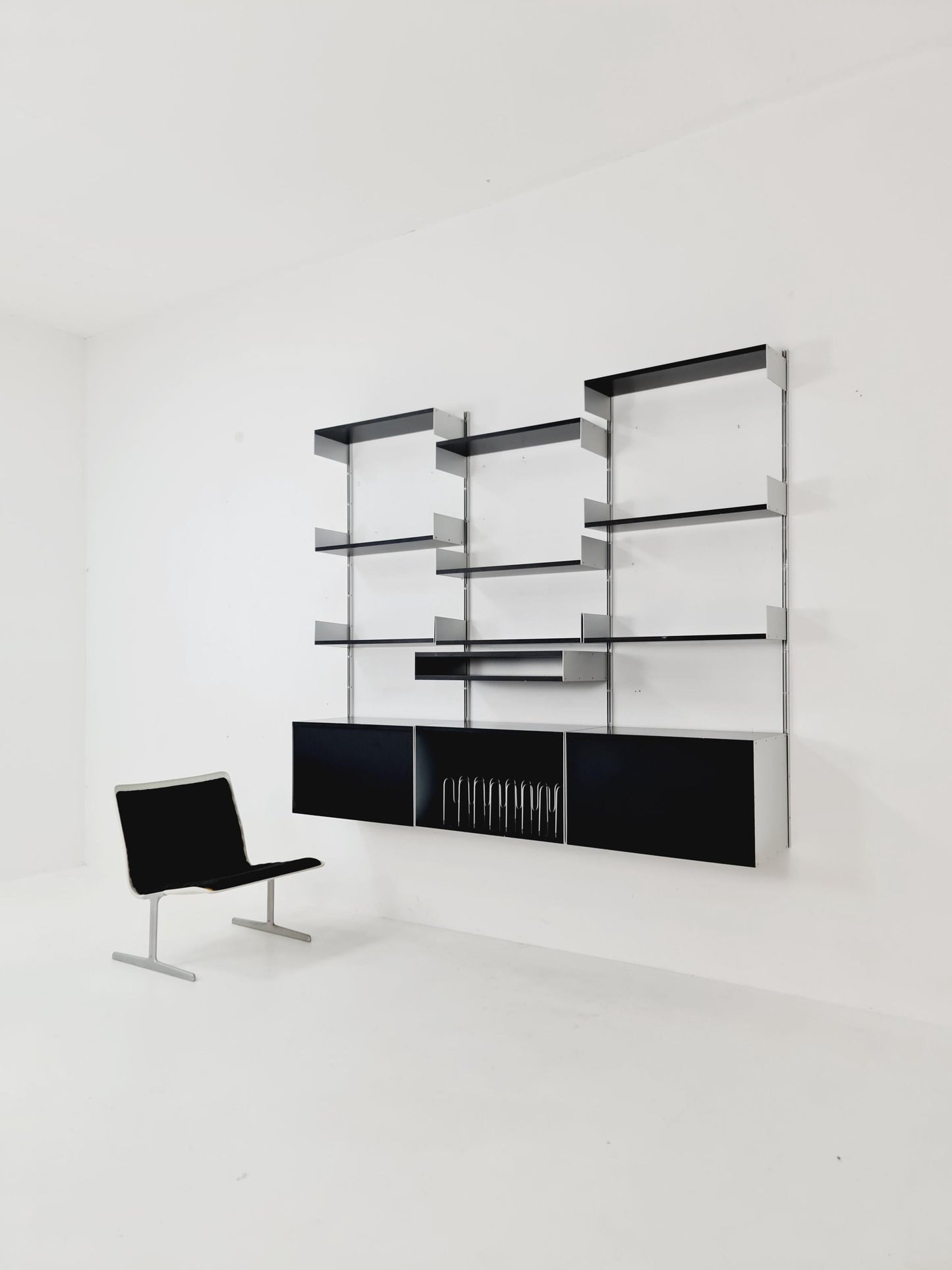 Rare Vintage shelving Unit "606", Dieter Rams for Vitsœ, 1950s