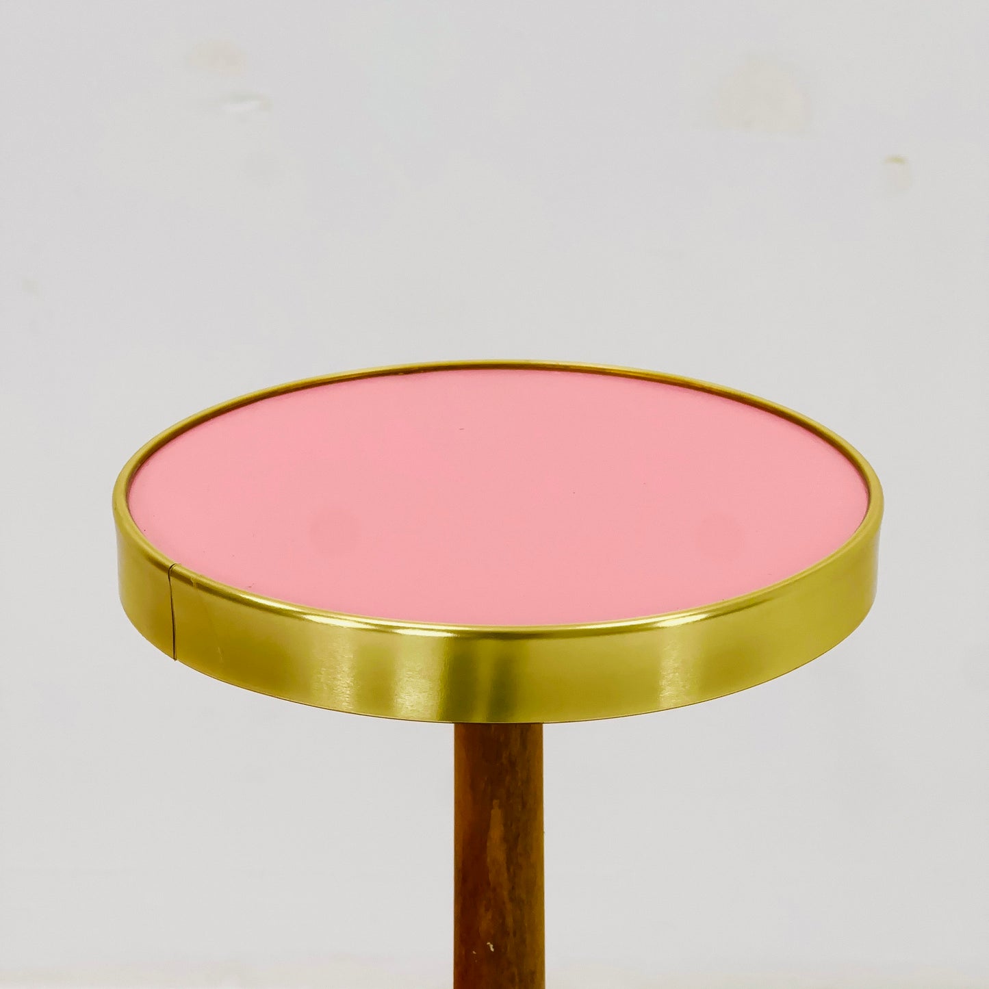 1950s German Plant Stand, Colorful Vintage Mid-Century Minimalist Indoor Plant Stand Side Table Retro flower table