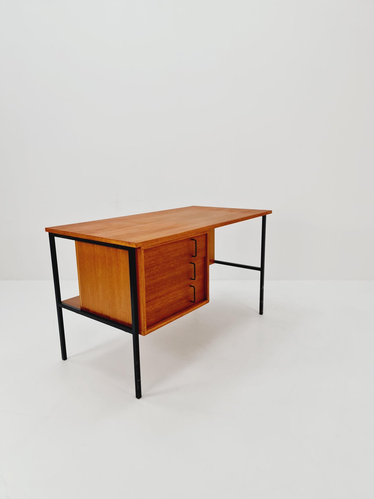 Mid century vintage desk German desk by Günther Renkel for Rego Möbel , 1950s