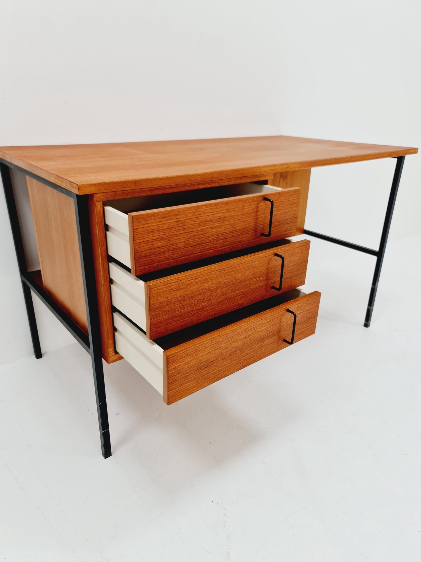 Mid century vintage desk German desk by Günther Renkel for Rego Möbel , 1950s