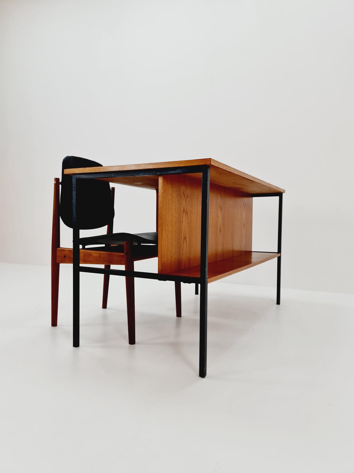Mid century vintage desk German desk by Günther Renkel for Rego Möbel , 1950s