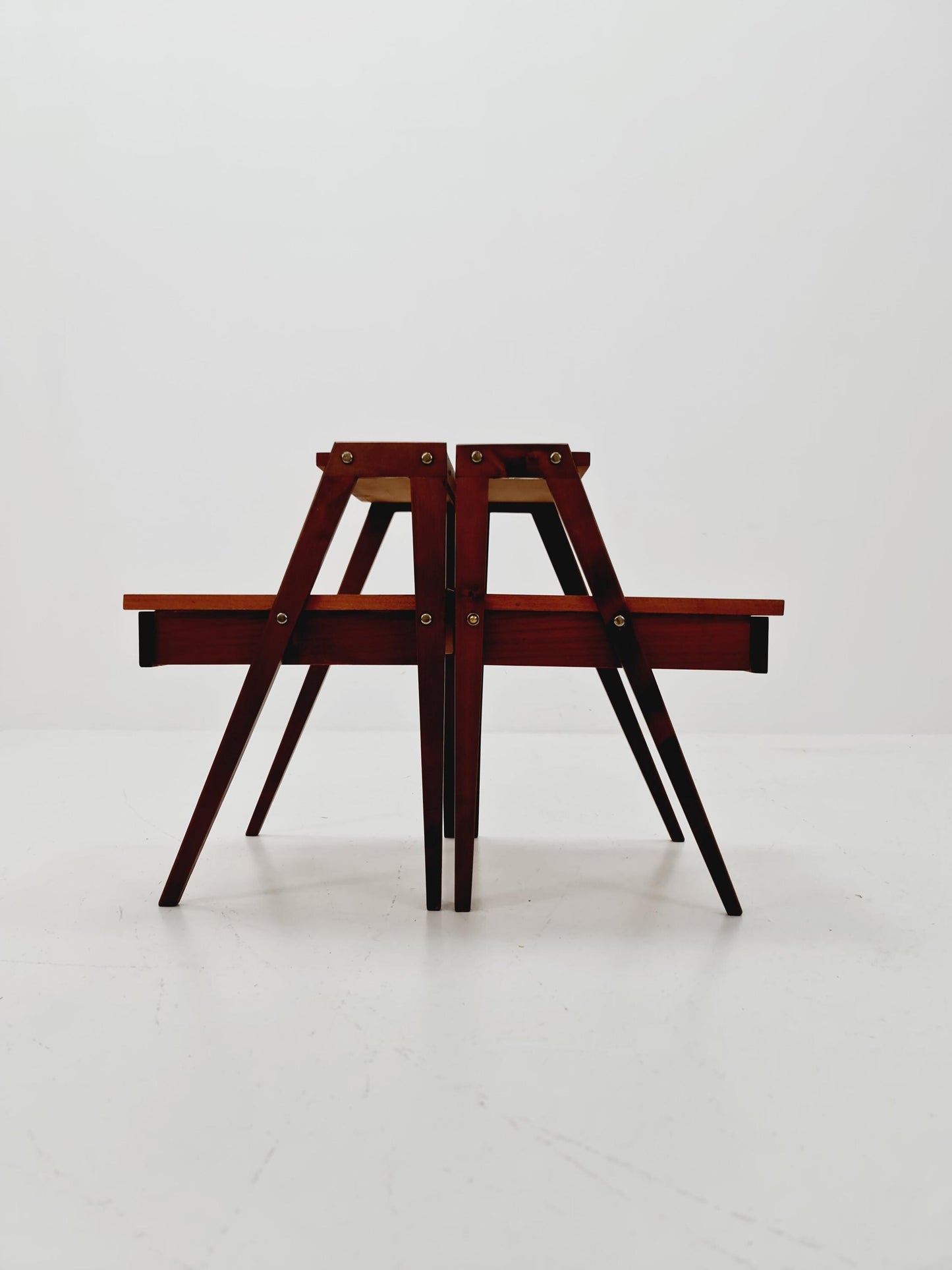 Pair of Danish teak vintage bedside tables/ Night stands, 1960s