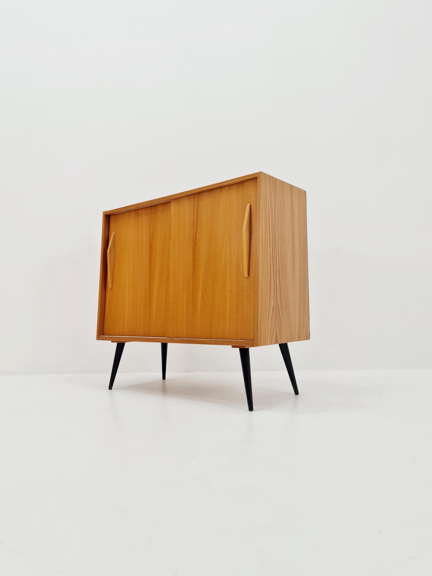 Mid century German hallway Ash shoes cabinet By Verlaux 1960s