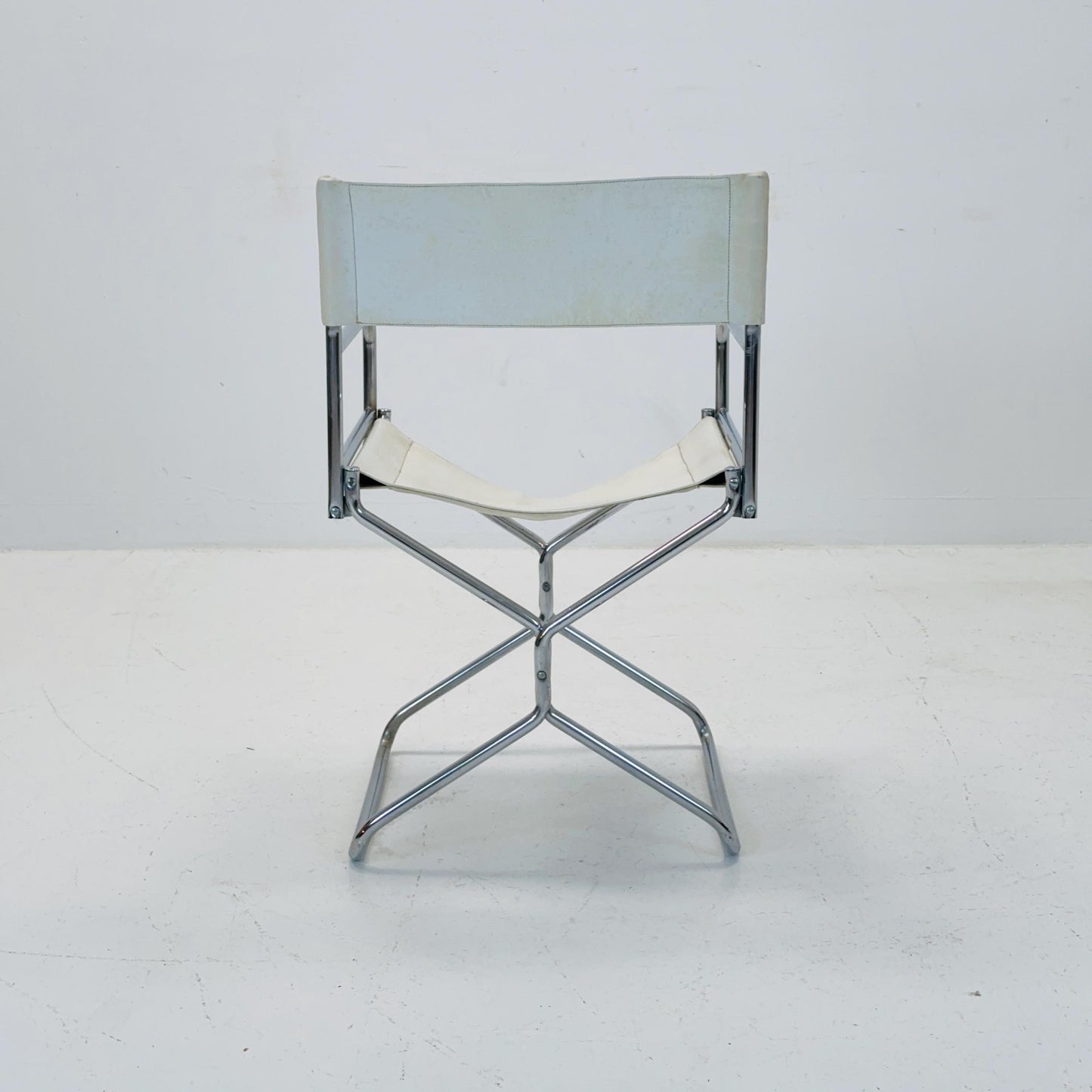 Mid century folding director chair by Lafuma 1970s