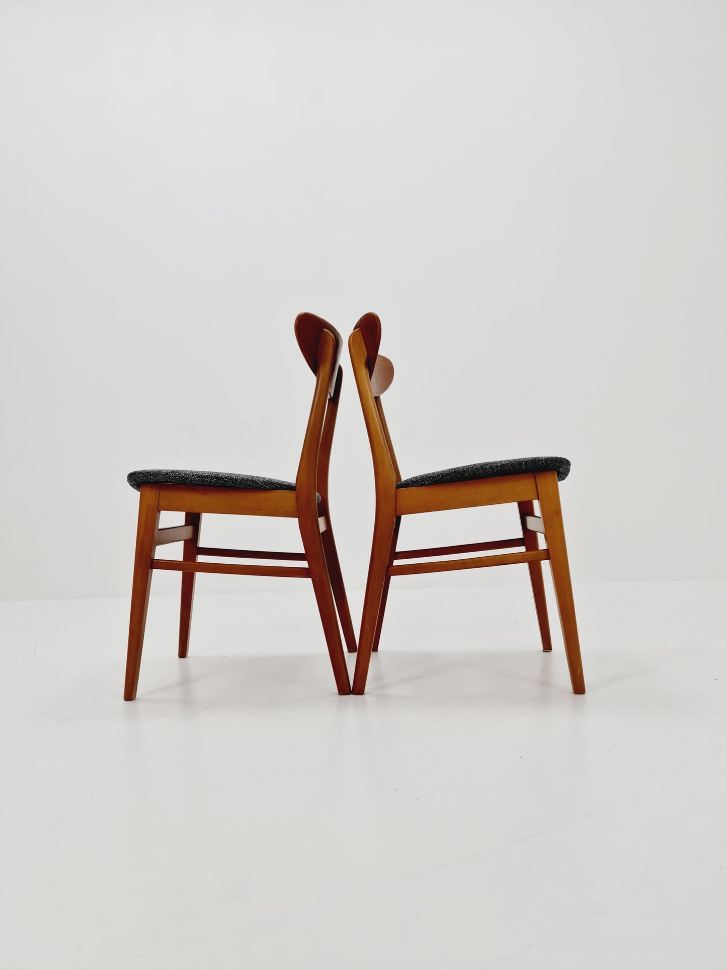 Danish teak dining chairs , 1960s, set of 2