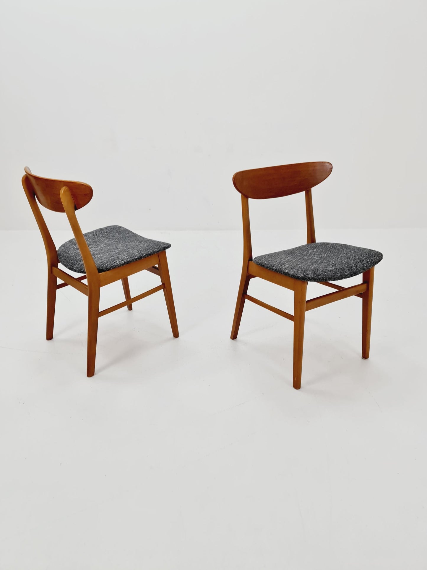 Danish teak dining chairs , 1960s, set of 2