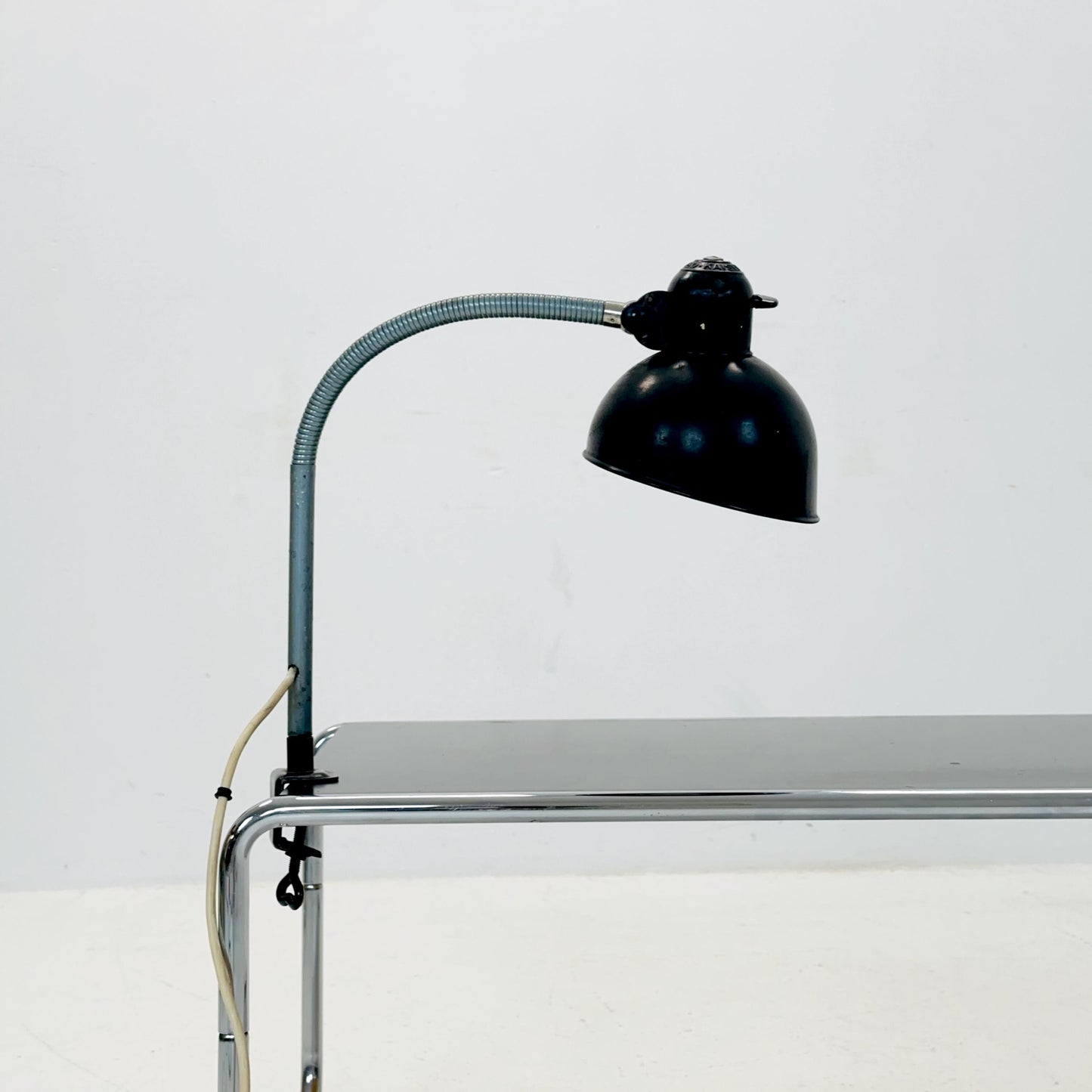 Bauhaus industrial Idell desk / clamp lamp by Christian Dell for Kaiser original leuchten Germany 1940s