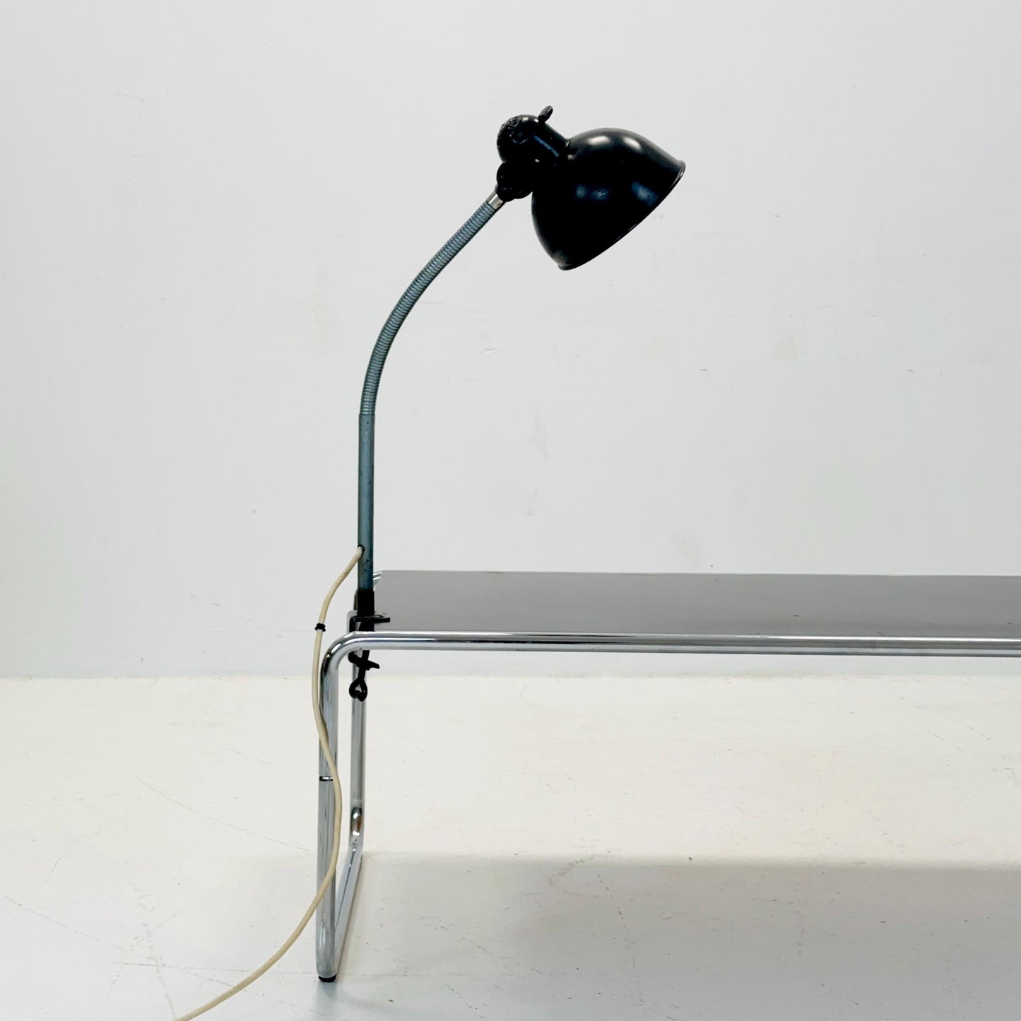 Bauhaus industrial Idell desk / clamp lamp by Christian Dell for Kaiser original leuchten Germany 1940s