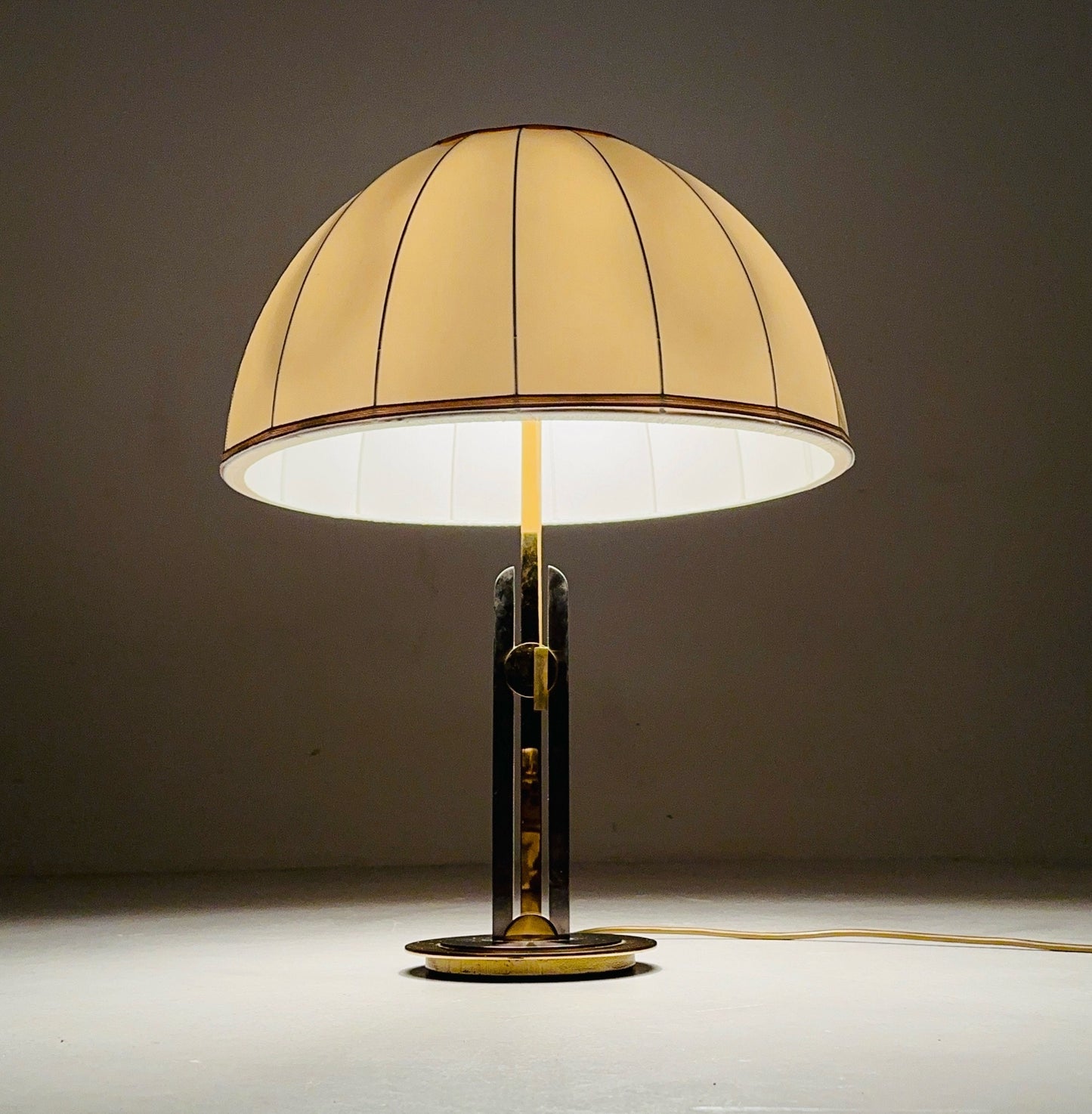 Hollywood Regency brass table lamp 1960s , Germany