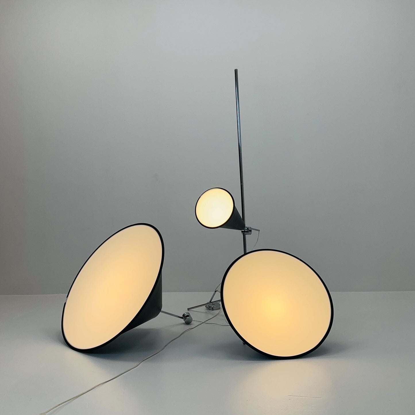 Designer Con Tripod floor lamp by Tom Dixon England