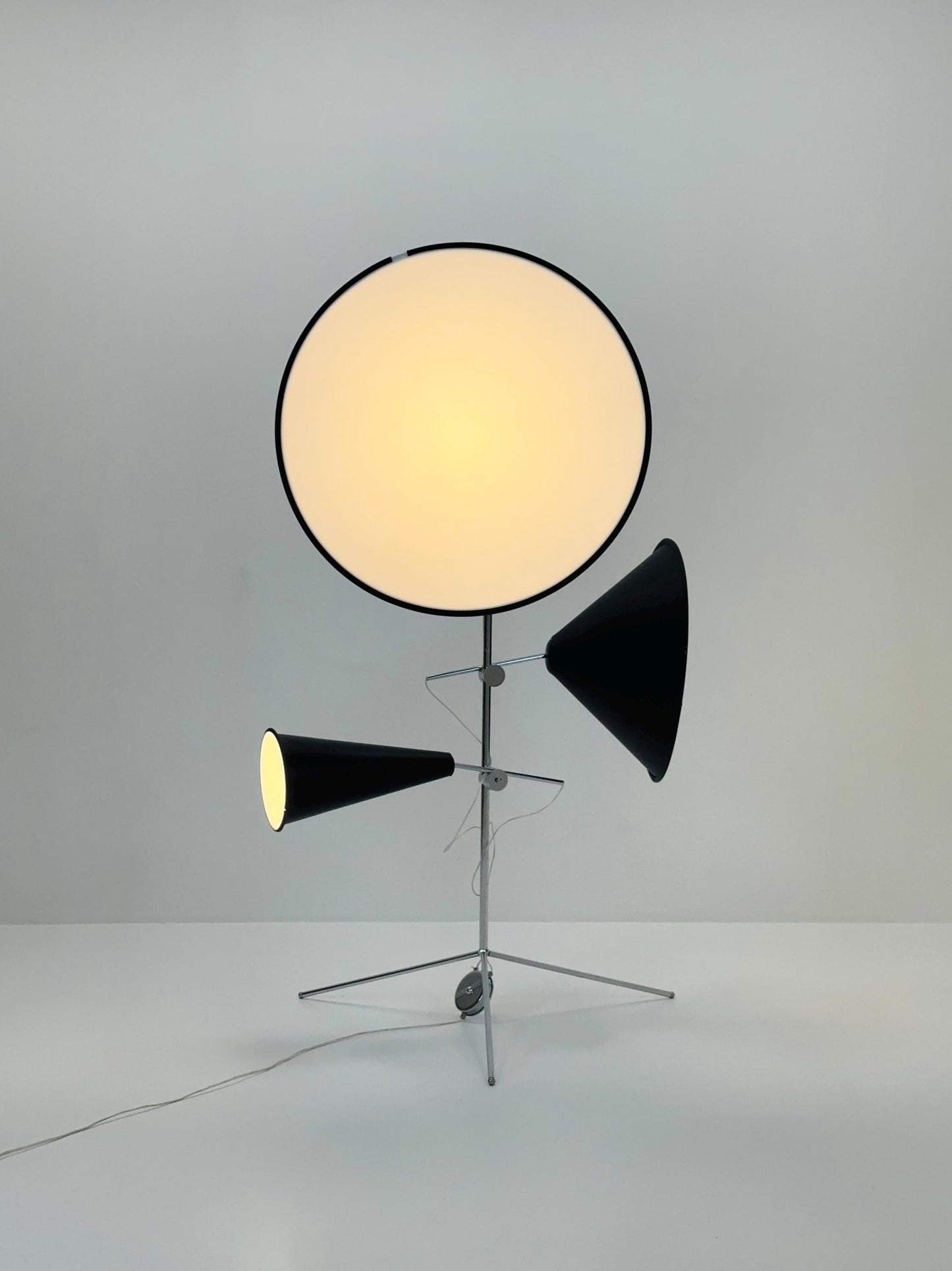 Designer Con Tripod floor lamp by Tom Dixon England