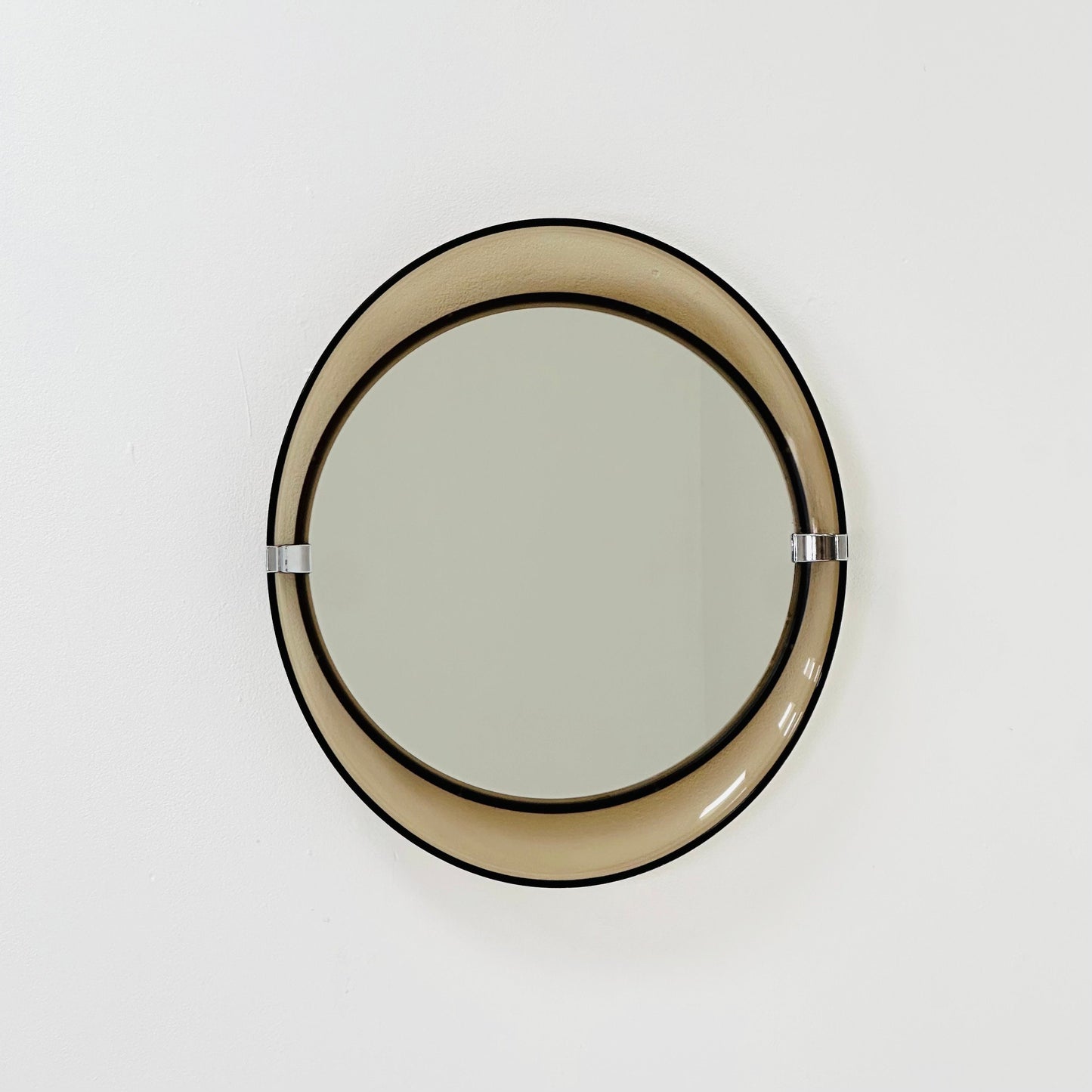 Space Age Vintage ALLIBERT Wall - Oval Mirror - France, 1970s.