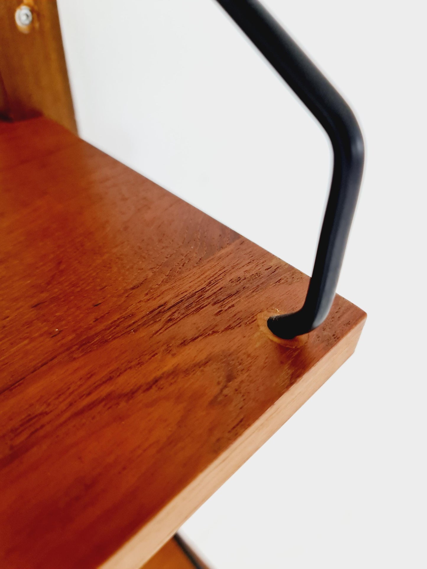 Midcentury Danish Teak Wall-Mounted Shelving Unit, by Royal for Poul Cadovius, 1960s