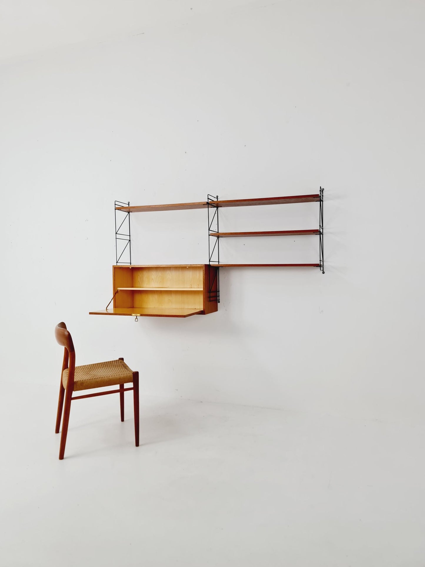 German shelf-system by ERBUS West Germany Teak , 1950s