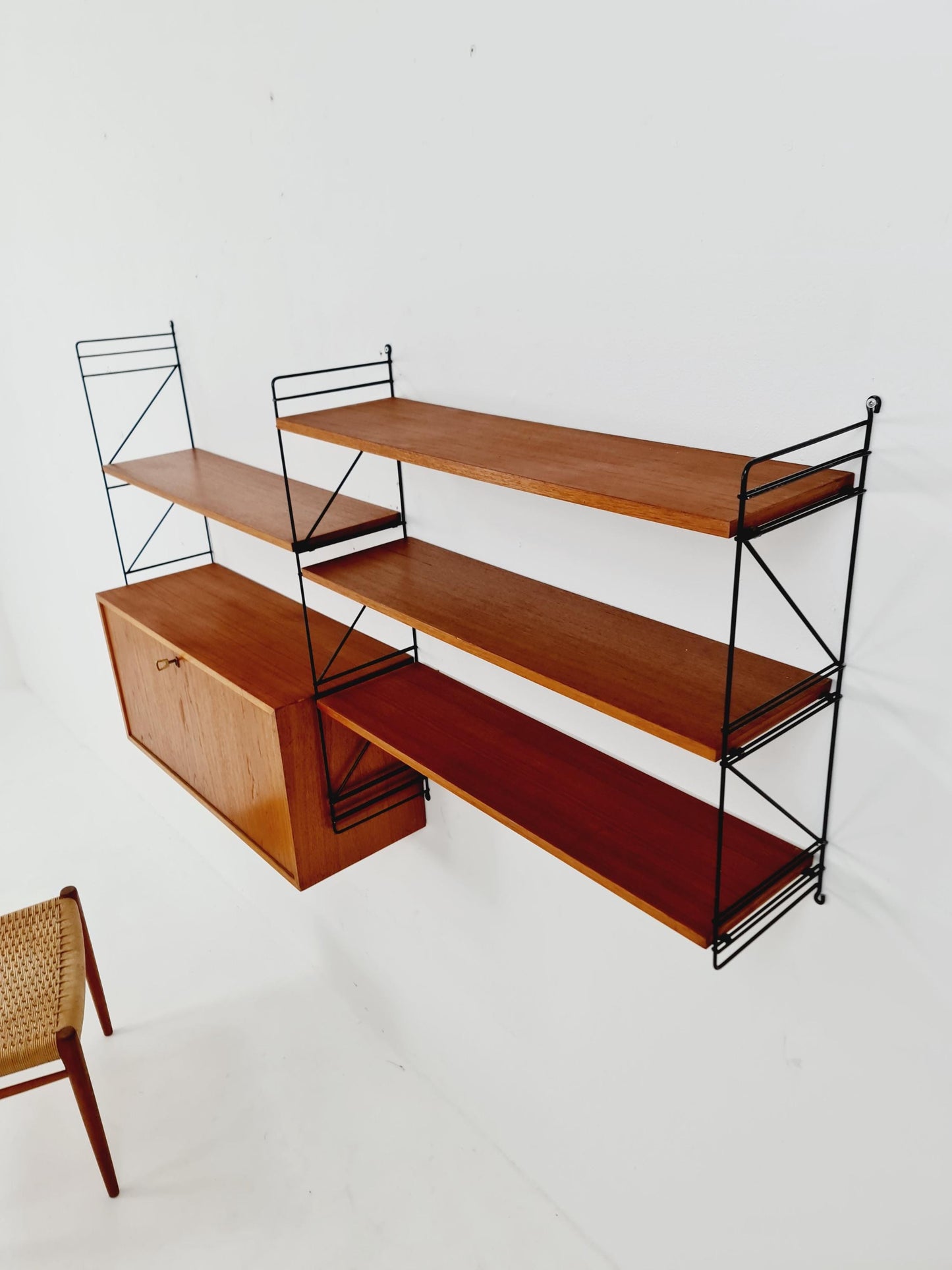 German shelf-system by ERBUS West Germany Teak , 1950s