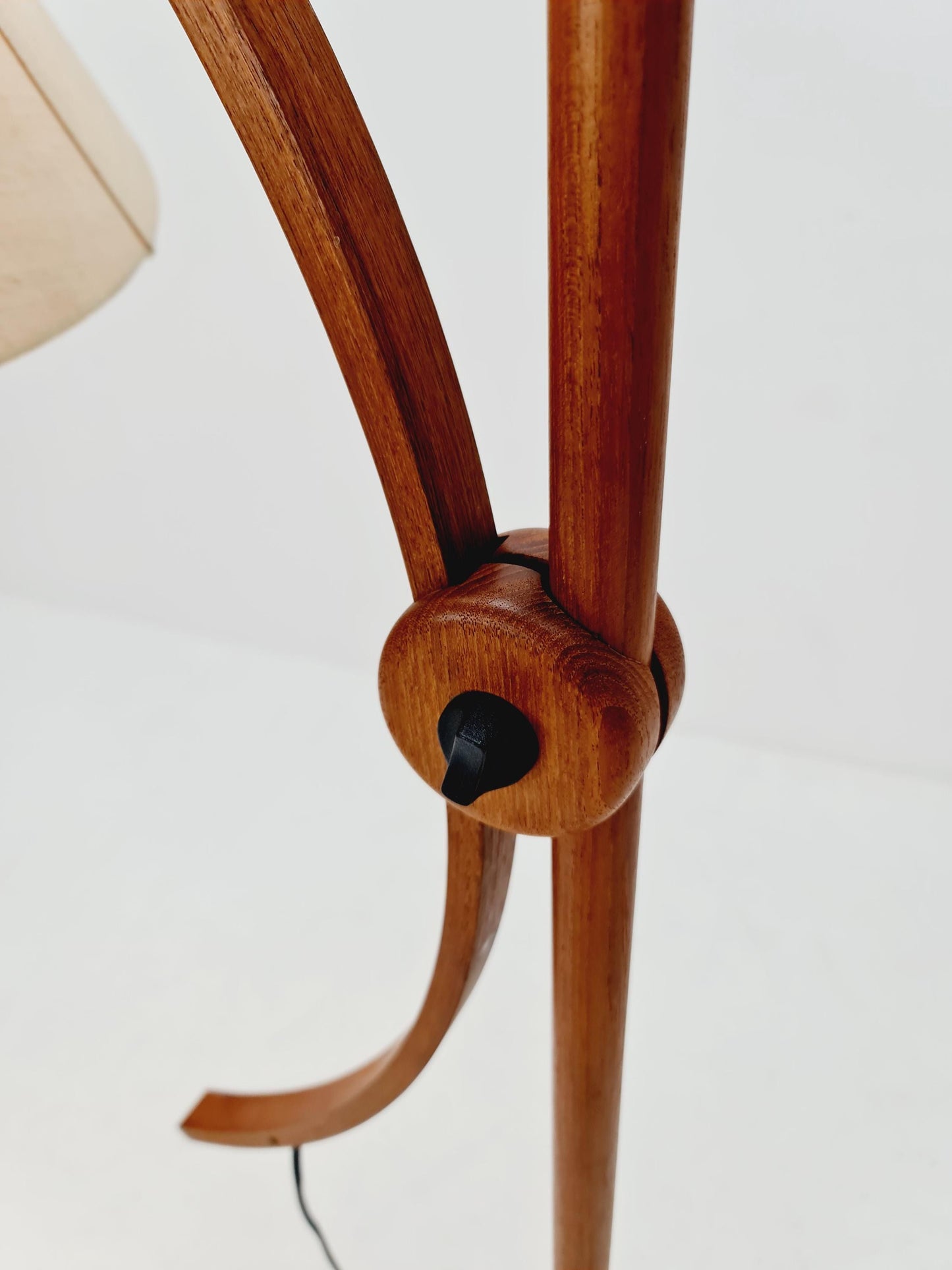 Vintage Danish Teak floor lamp by DOMUS 1970s