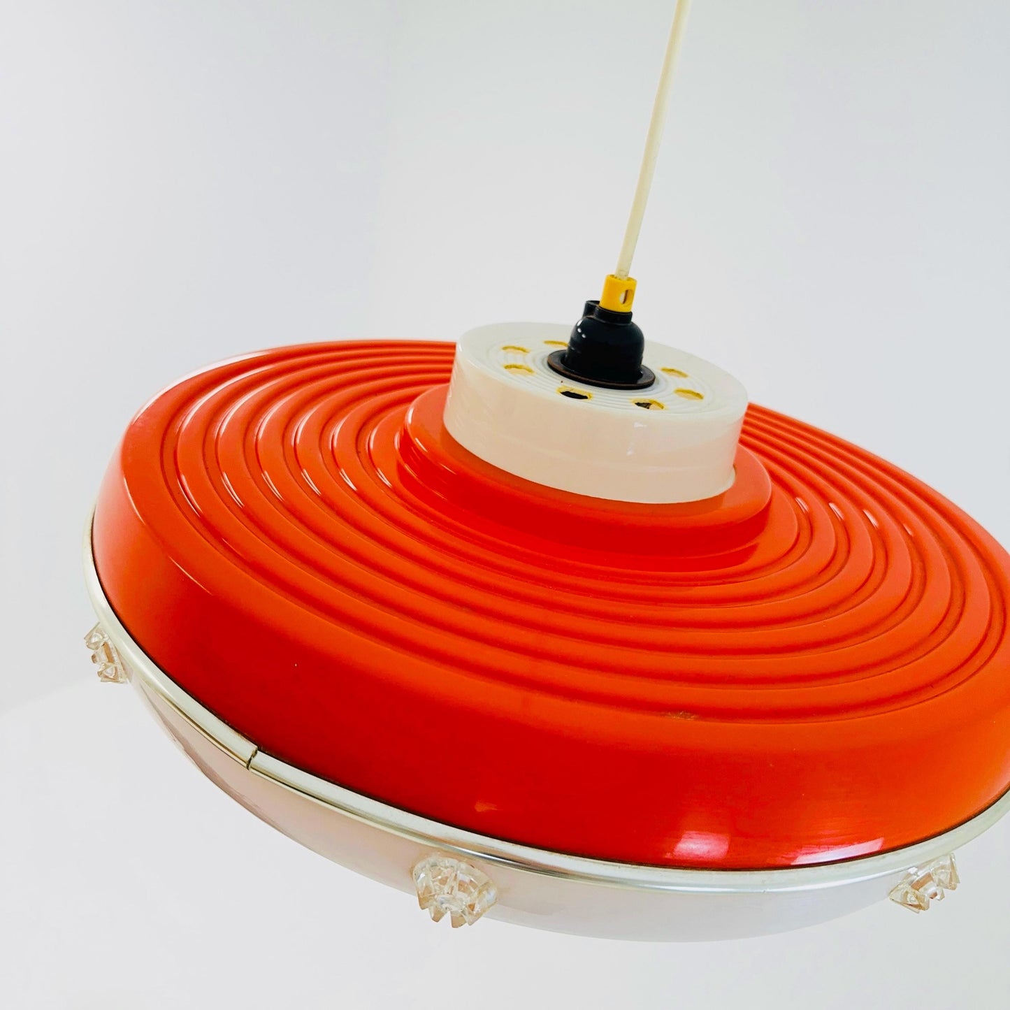 Mid-Century Pendant Lamp Acrylic ufo space age design 1980s Germany