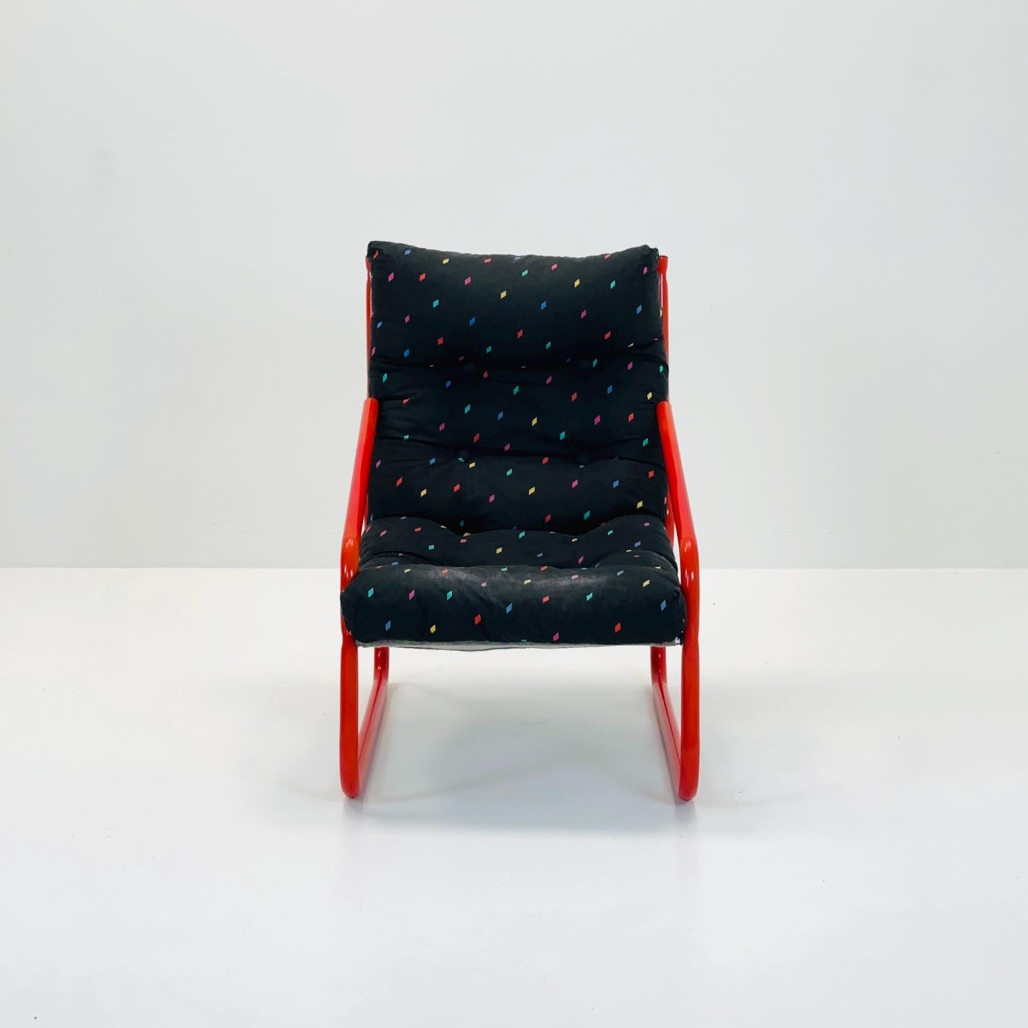 Rare Bauhaus design Armchair By Gillis Lundgren for Ikea Sweden 1970s
