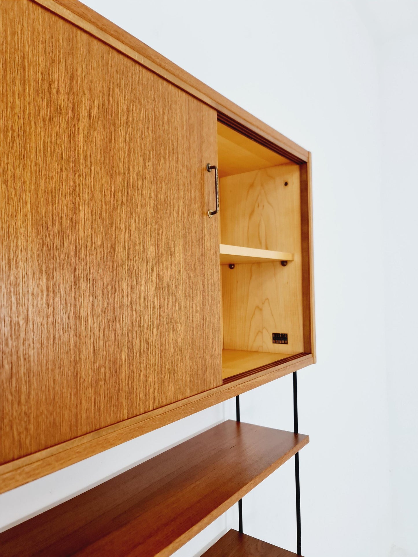 Mid century Teak shelving unit by Hilker for Omnia, Germany 1960s