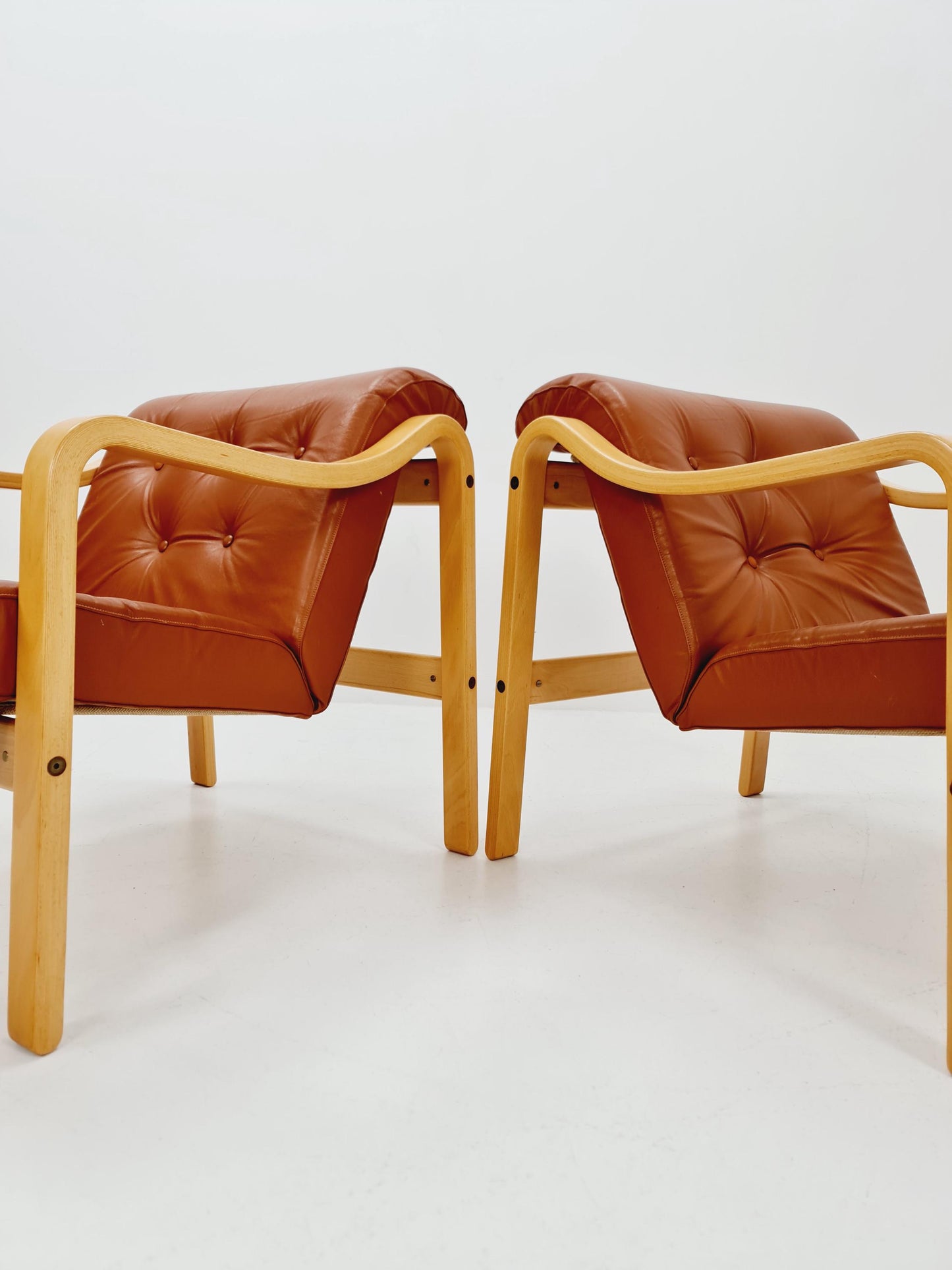 Mid-Century lounge chair by Ingmar Relling for Westnofa, Norway 1970s Set of 2
