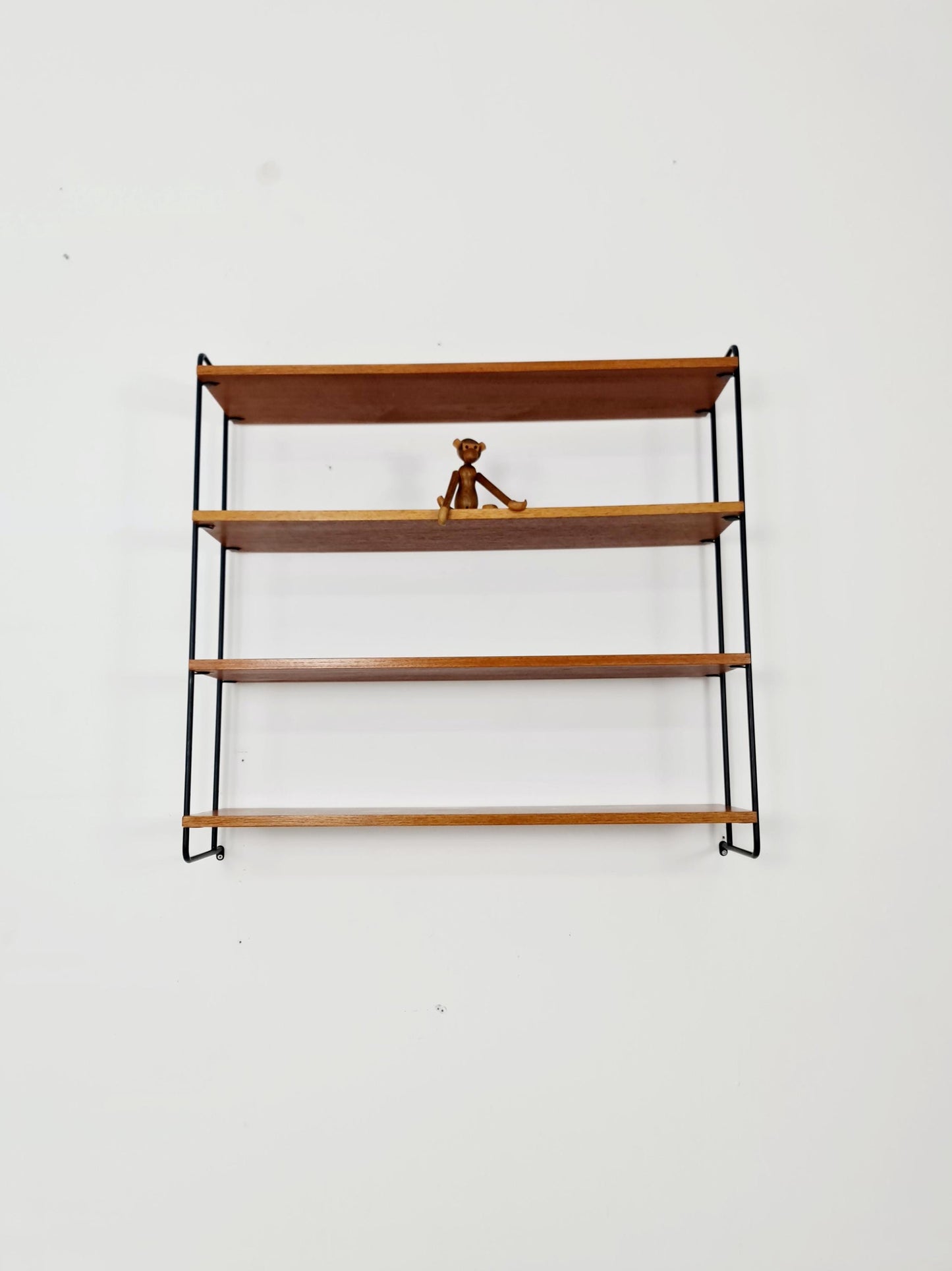 Vintage Omnia Hilker teak bookshelf, shelving system, Germany 1960s