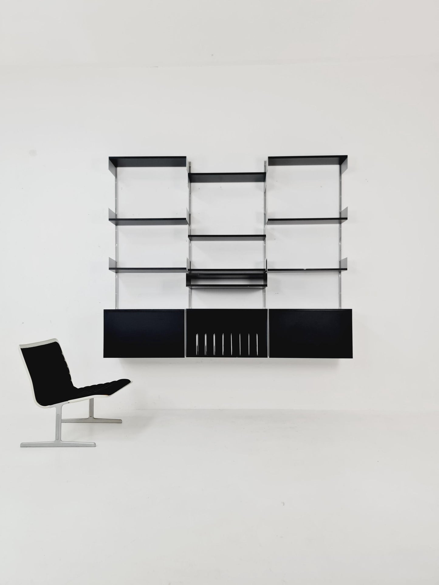 Rare Vintage shelving Unit "606", Dieter Rams for Vitsœ, 1950s