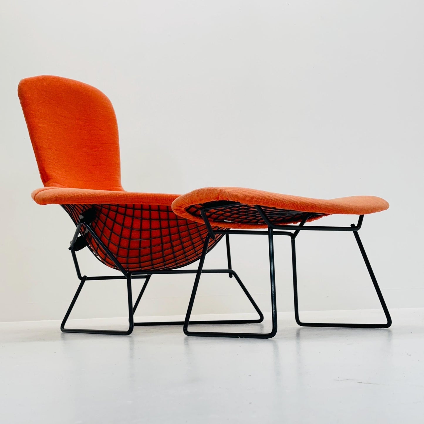Bird Armchair & Ottoman by Harry Bertoia for Knoll International, 1970s