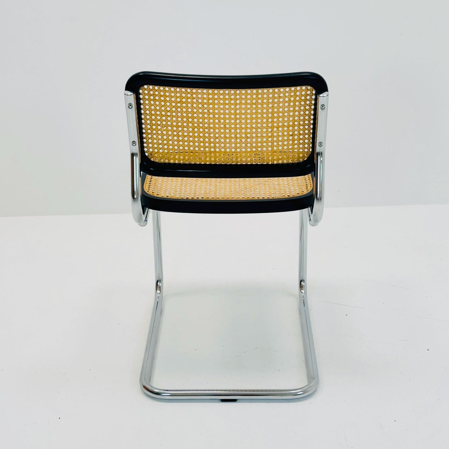 Mid Century Cantilever Cesca Chair by Marcel Breuer / Bauhaus Design / 1980s Italy