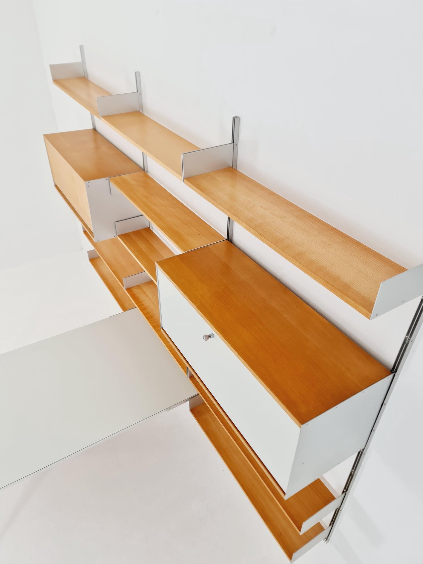 Rare Vintage shelving Unit "606", Dieter Rams for Vitsœ, inkl Dining table 1950s