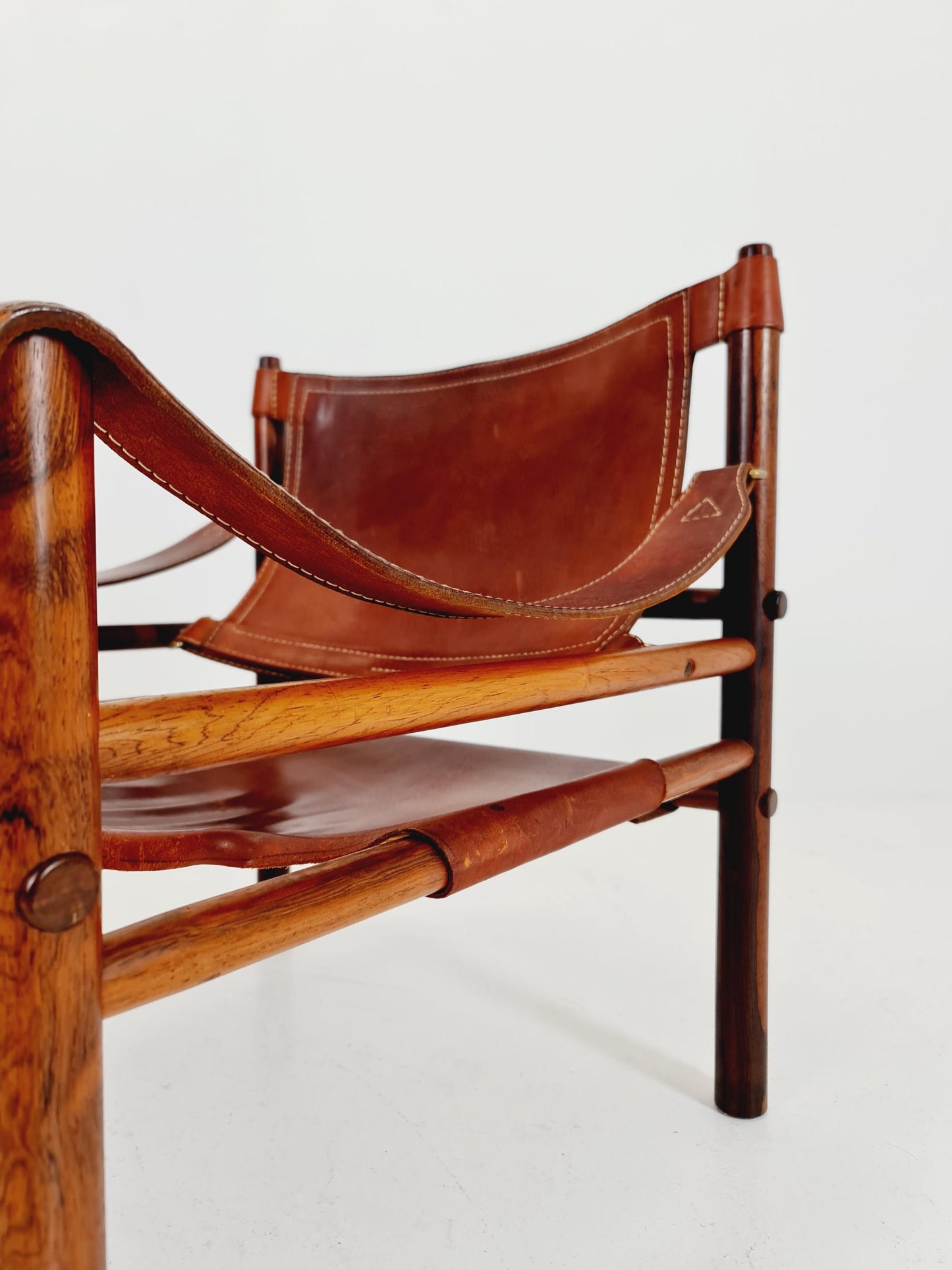 Rare Mid-century vintage Danish Lounge chair, (sirocco) By Arne Norell 1960s