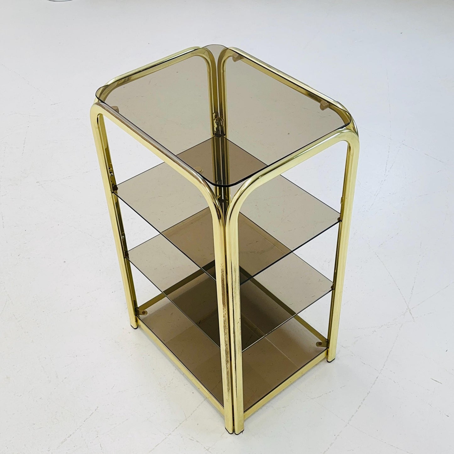Mid century Italian Hollywood Regency side table 1980s